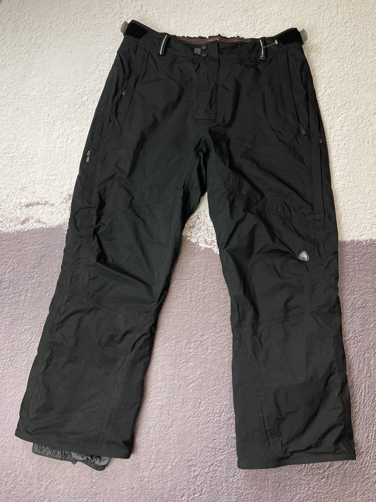 Mens Vintage 90s NIKE ACG Snowboard Pants Black Outdoor Size S