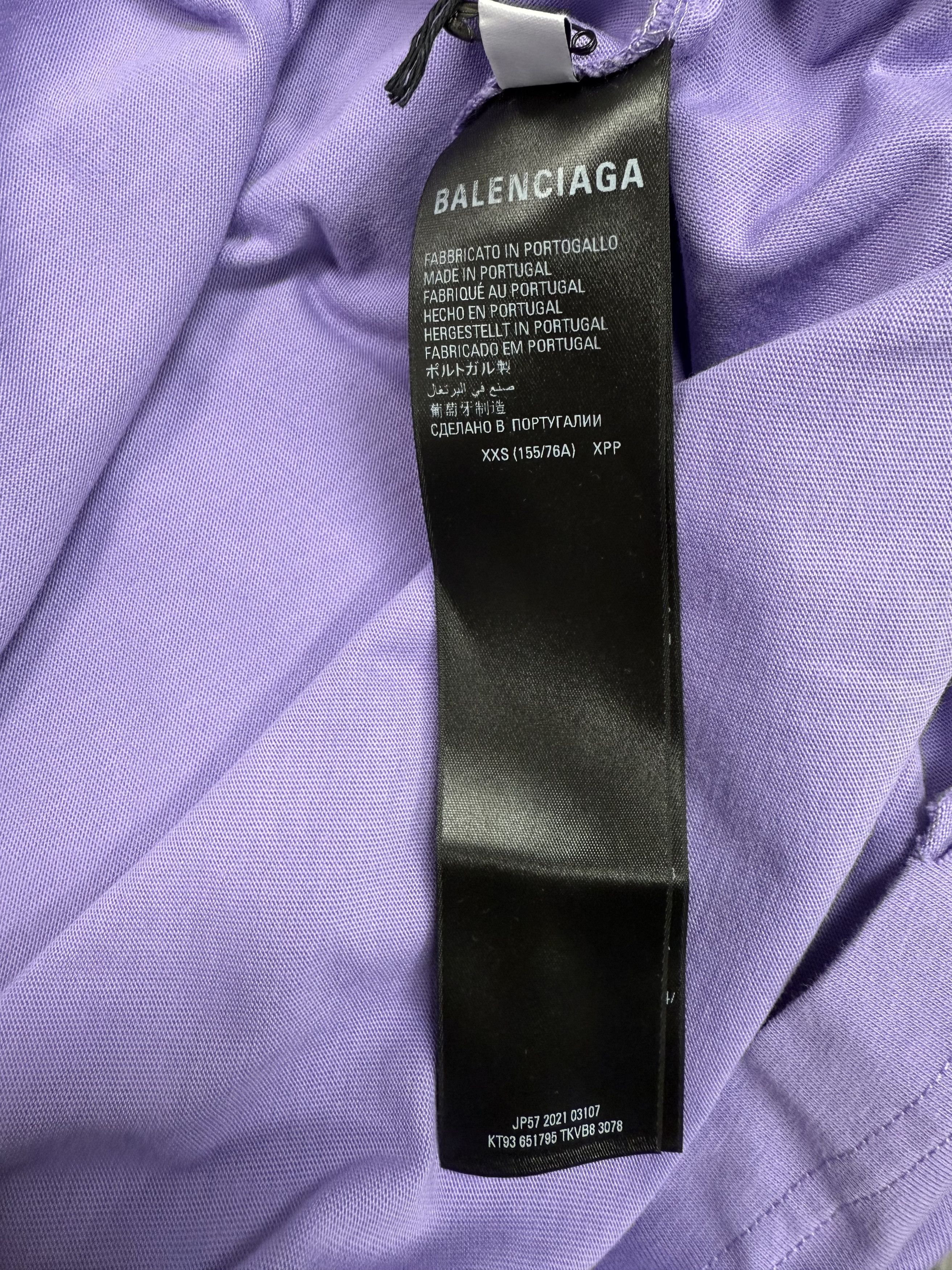 Balenciaga Balenciaga Destroyed Tee Size US XXS / EU 40 - 3 Thumbnail