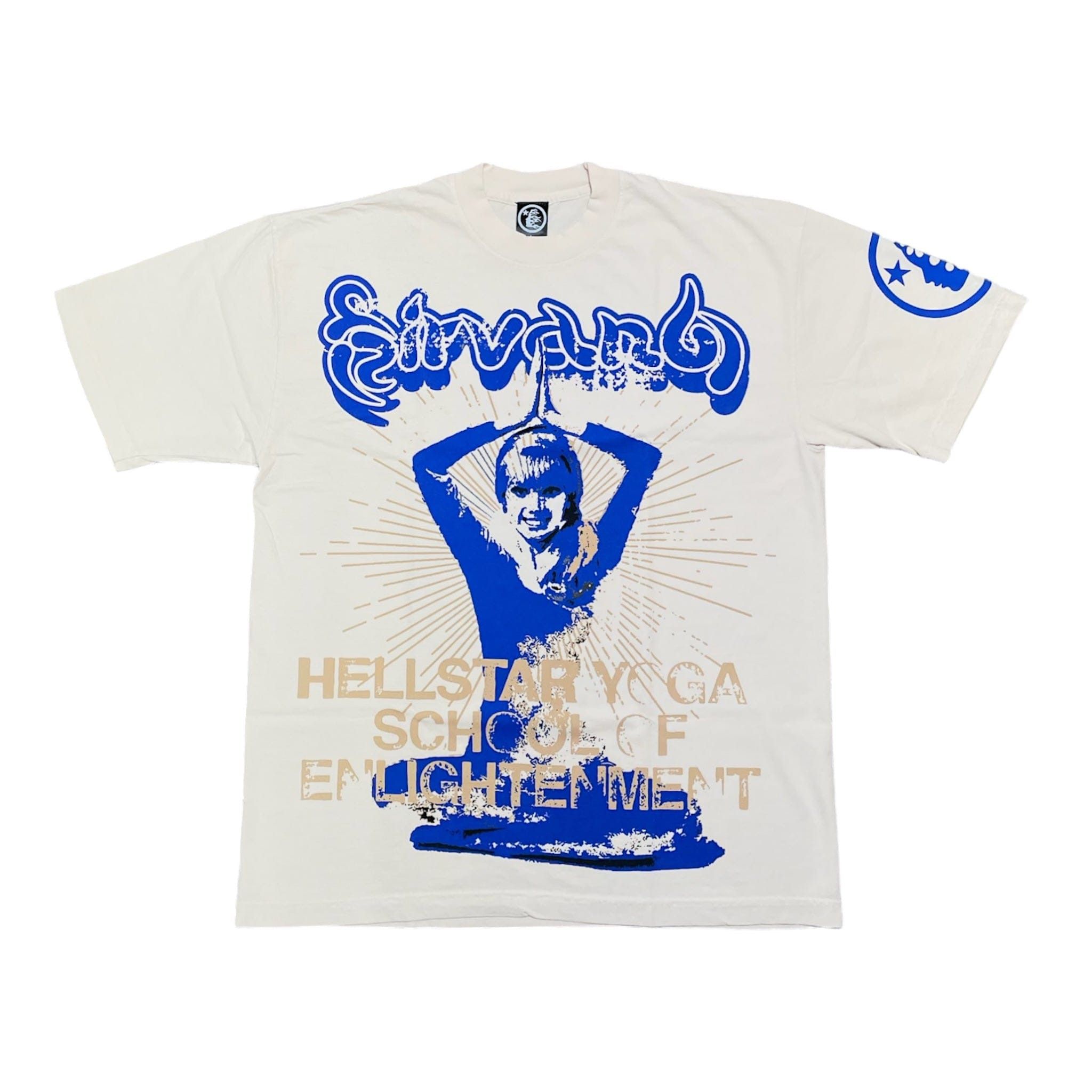 HELLSTAR Yoga Short Sleeve Tee Shirt Cream Size US L / EU 52-54 / 3 - 1 Thumbnail