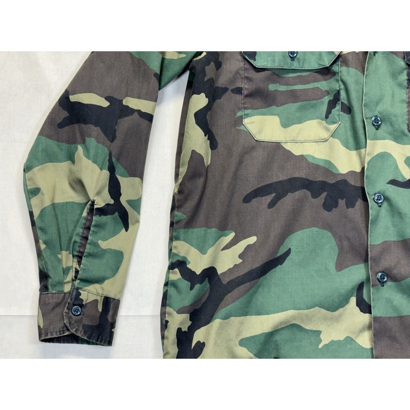 The Unbranded Brand Vintage Gung Ho Sz L Green Camo Military Button Shirt Size US M / EU 48-50 / 2 - 9 Thumbnail