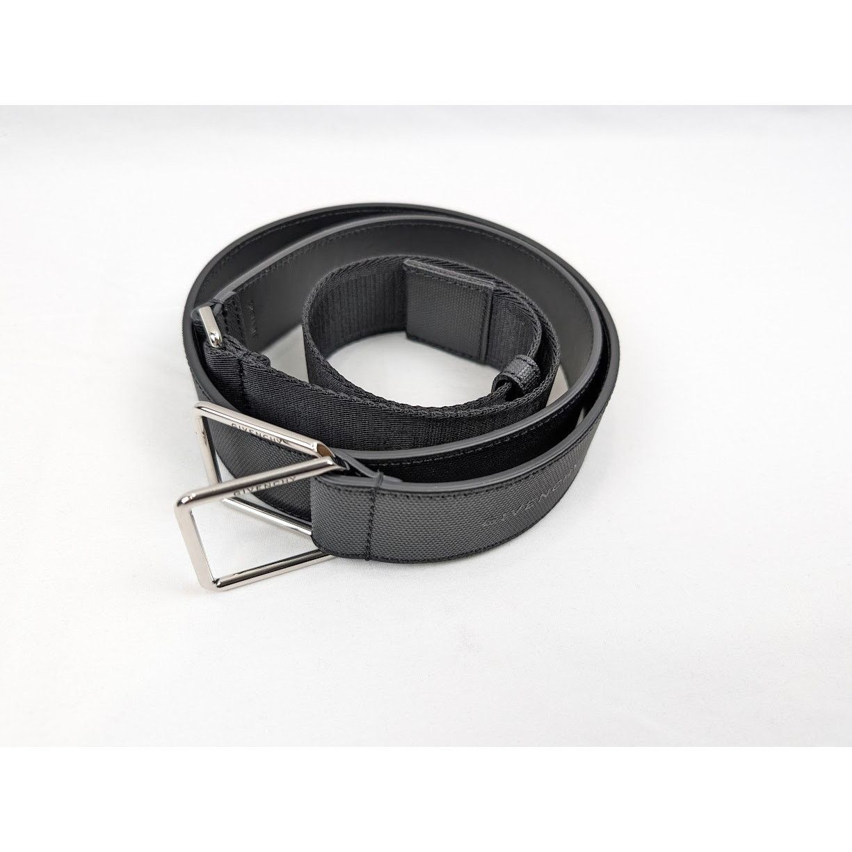 Givenchy o1rshd1 Size: 95 / Double Ring Belt in Black Size 36 - 2 Thumbnail
