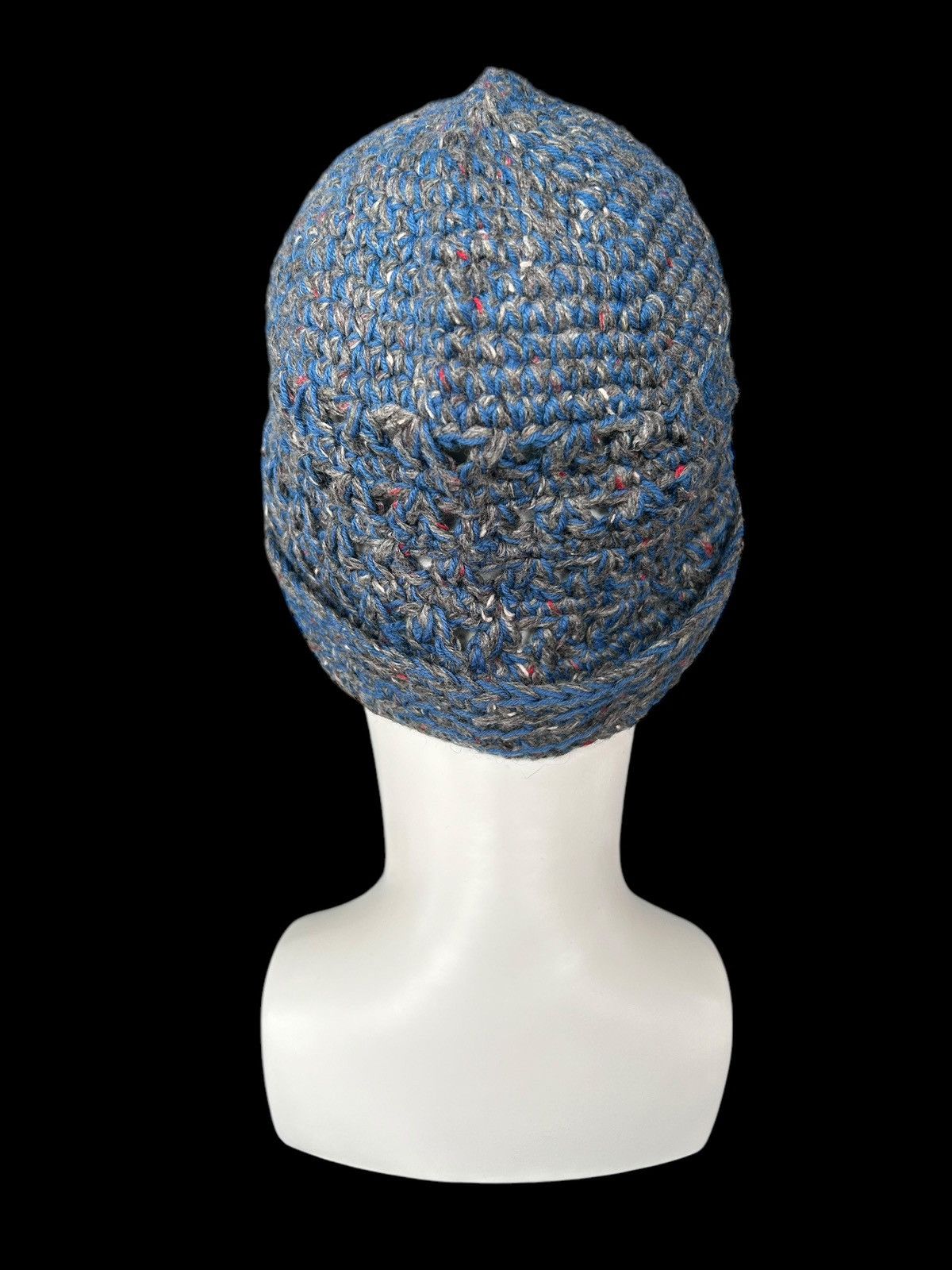 Japanese Brand × Kapital × Vintage Crochet knitted Handmade big Beanie Hats ☠️☠️ Size ONE SIZE - 3 Thumbnail