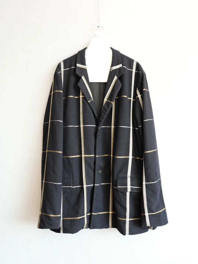 Yohji Yamamoto Yohji Yamamoto Yohji Yamamoto Black and Gold Jacket Size US L / EU 52-54 / 3 - 1 Thumbnail
