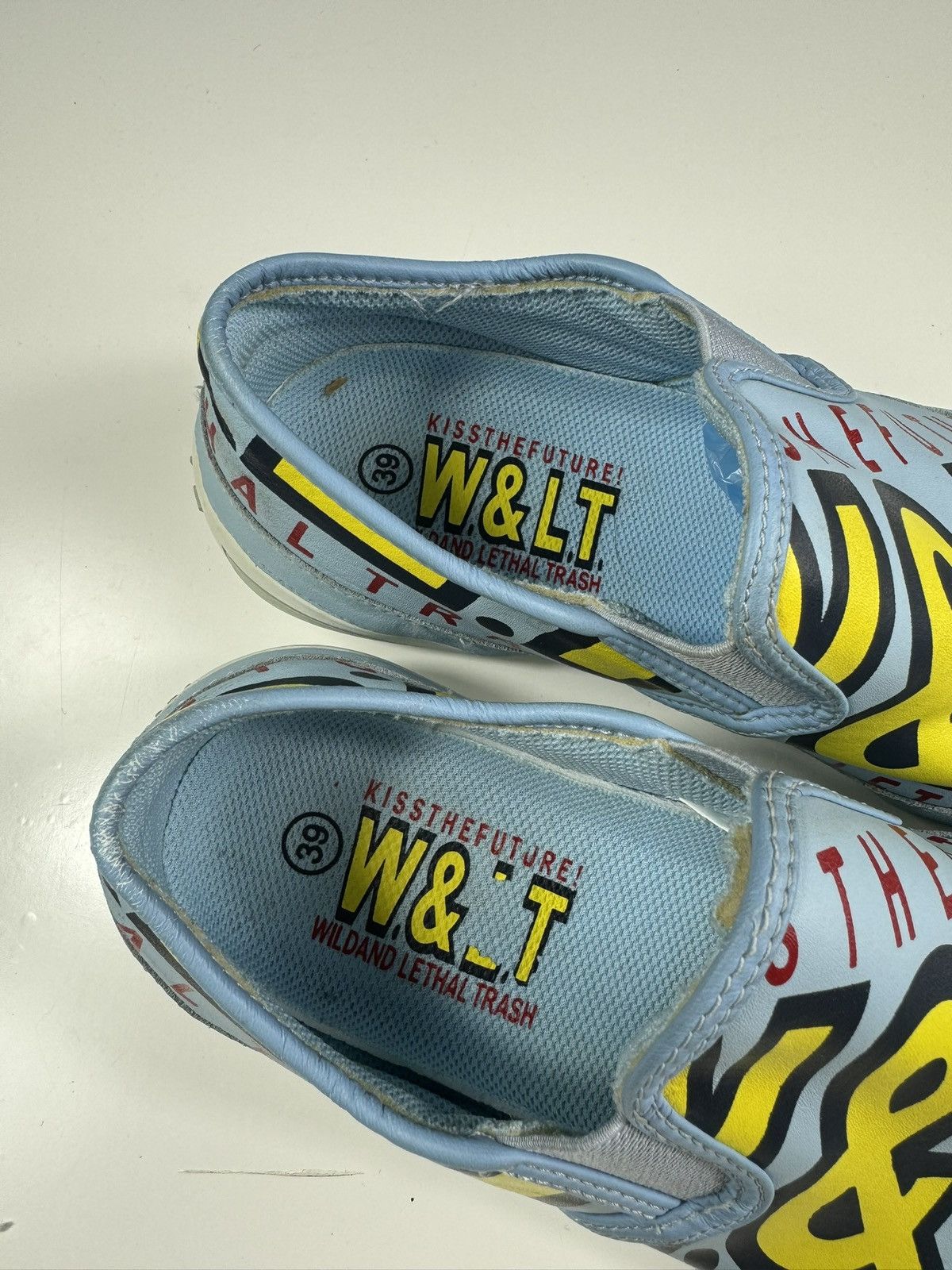 W&LT Vintage 90s W&LT Walter Van Bierendonck Leather Sneakers Size US 9 / IT 39 - 7 Thumbnail