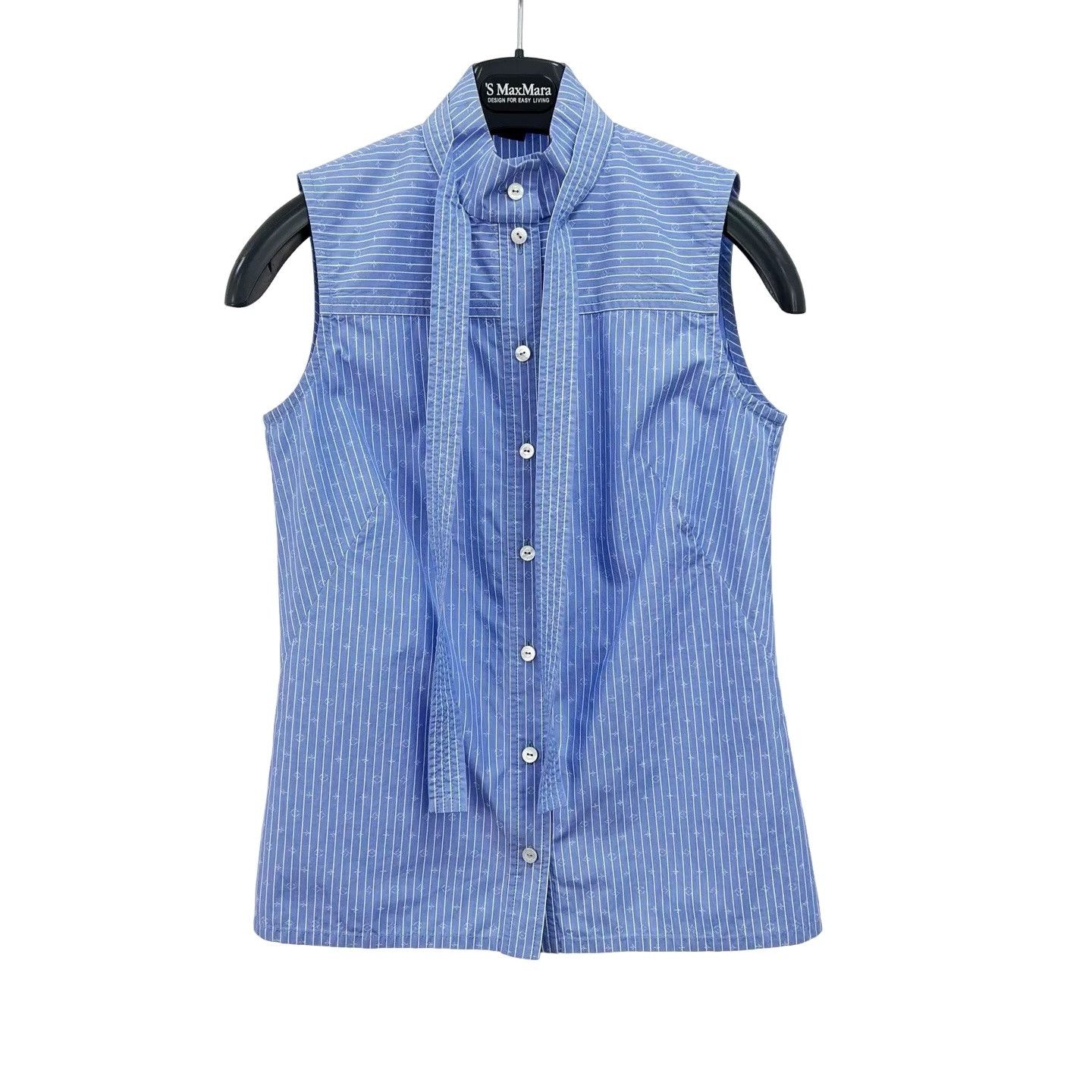 Louis Vuitton Louis Vuitton Striped Monogram Blouse Size 34 Size XS / US 0-2 / IT 36-38 - 1 Thumbnail