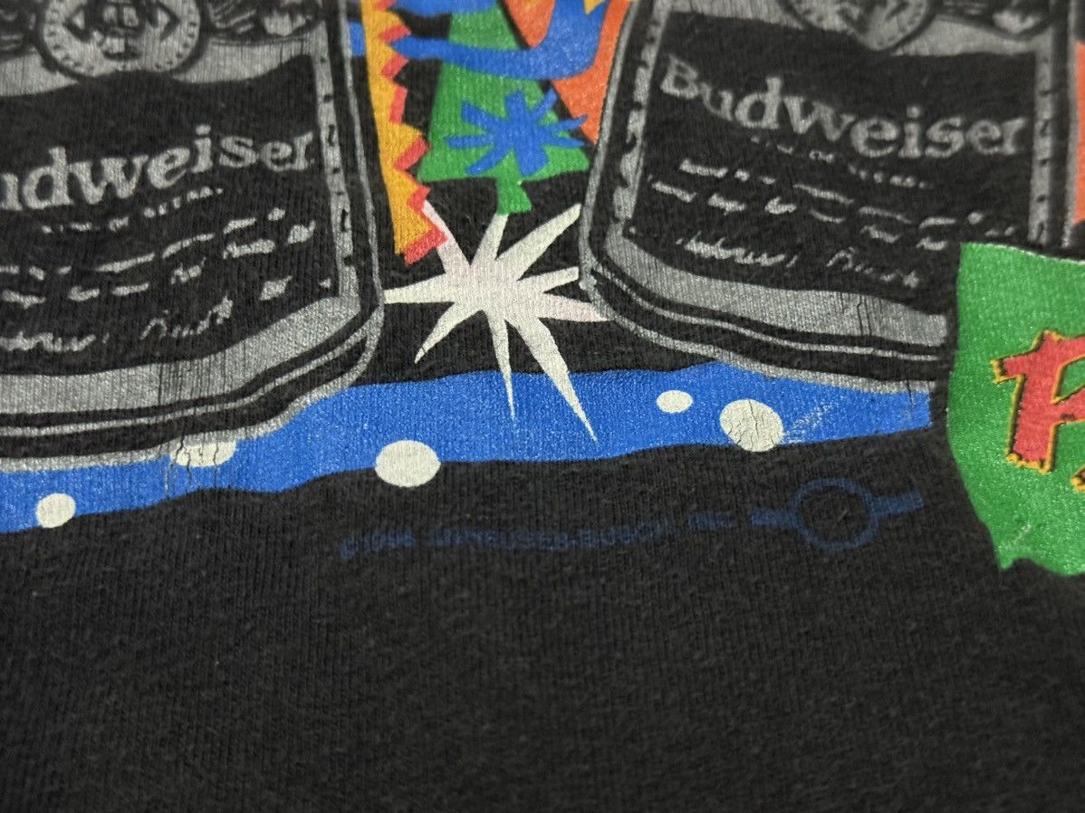 Vintage FADED VINTAGE 90s BUDWEISER SLIVER BUDS T SHIRT Size US L / EU 52-54 / 3 - 4 Thumbnail