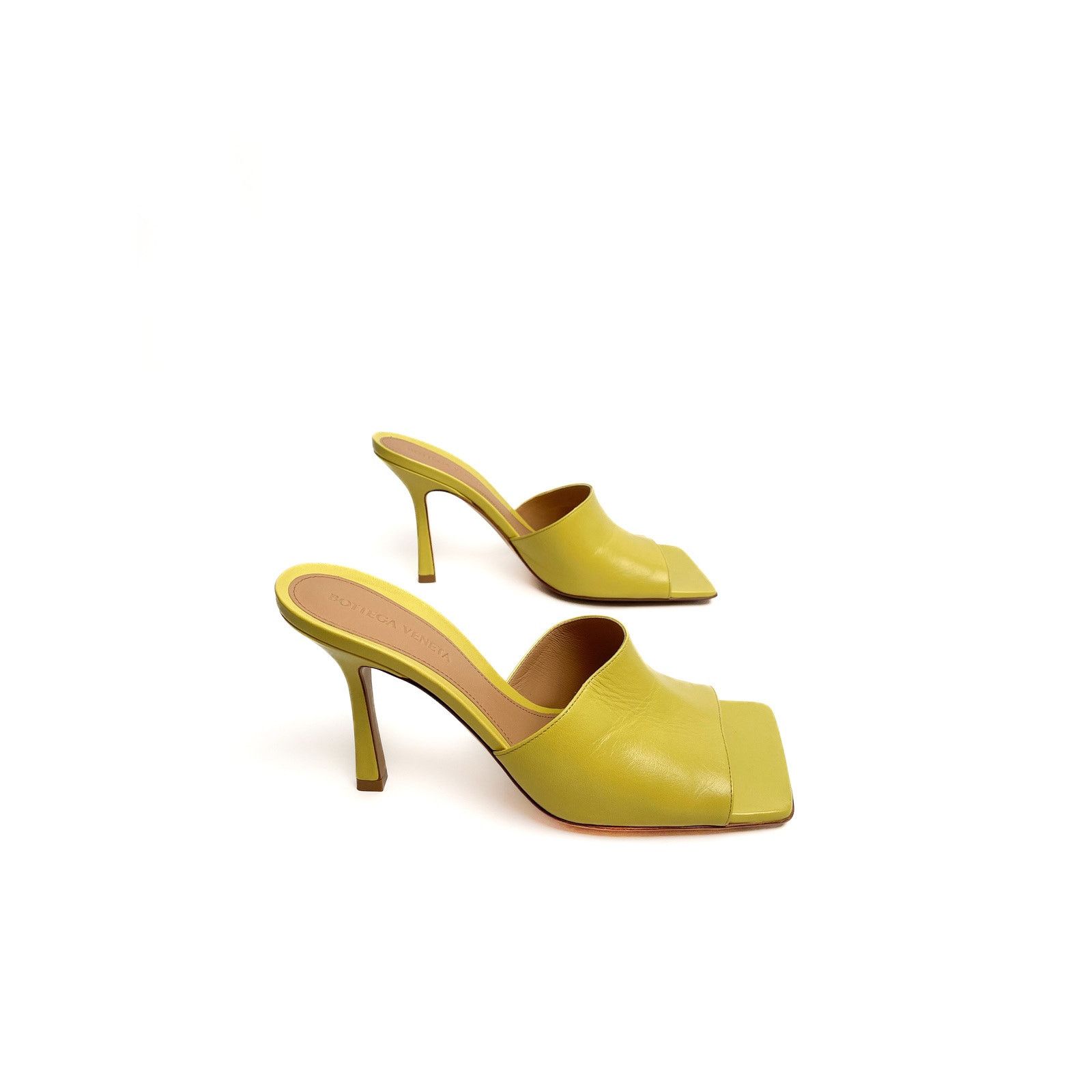 Bottega Veneta Yellow Sandals Size US 8 / IT 38 - 1 Thumbnail