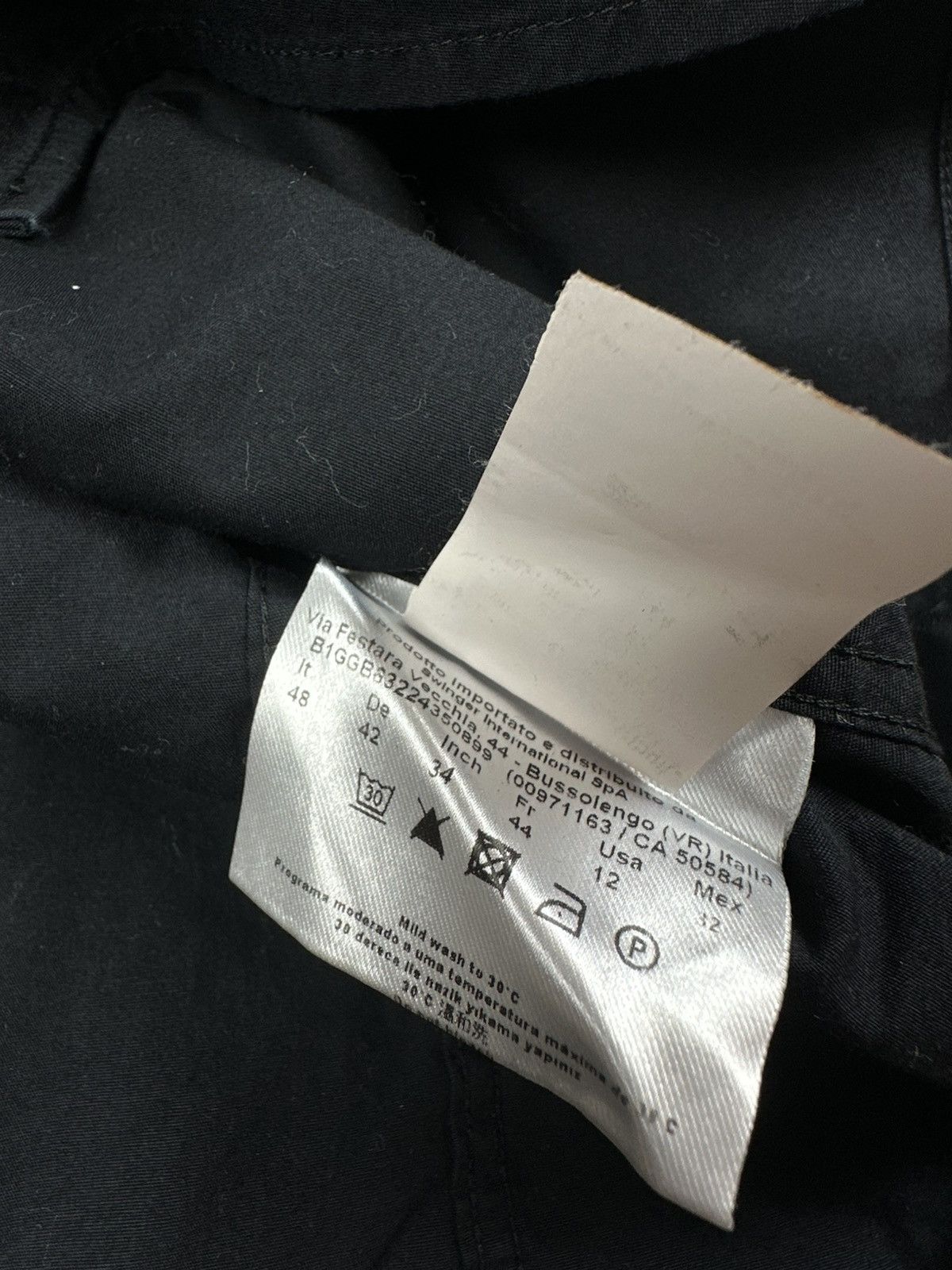 Versace Versace Jeans Black Shirt Button Up Long Sleeve Size S Size US S / EU 44-46 / 1 - 7 Thumbnail
