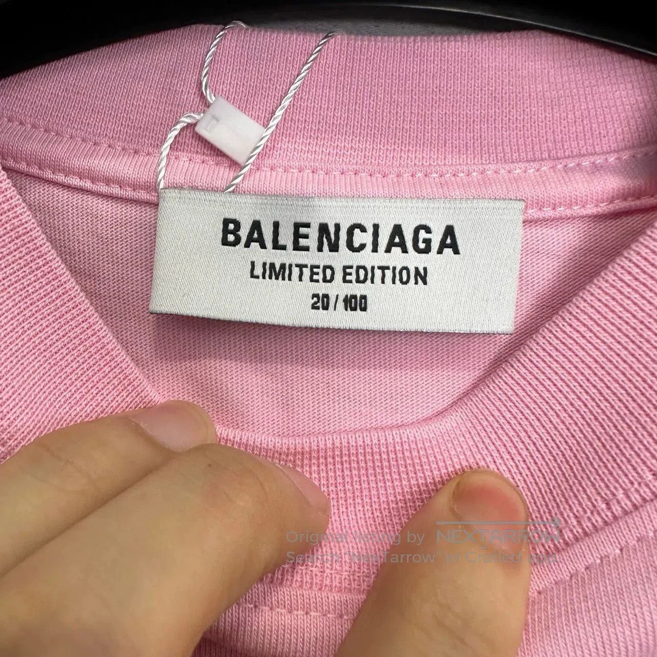 Balenciaga pink limited edition short sleeve t. Size XS / US 0-2 / IT 36-38 - 3 Thumbnail
