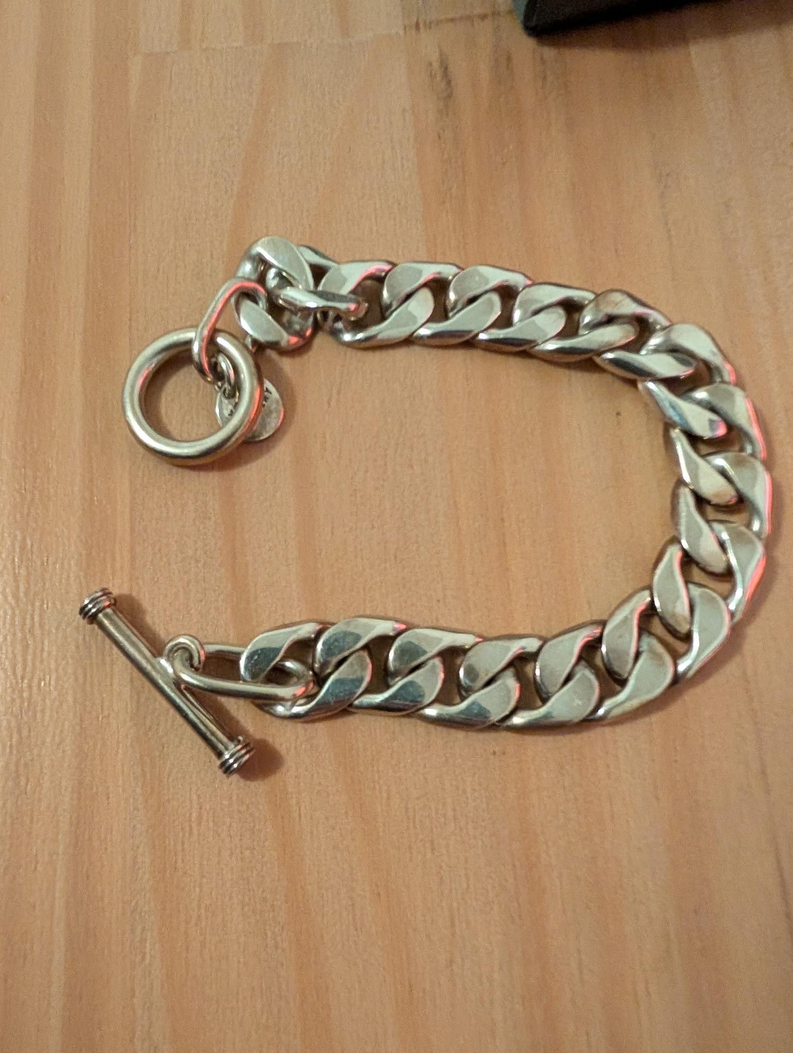Japanese Brand XOLO JEWELRY basic link bracelet -14mm- Size ONE SIZE - 3 Thumbnail