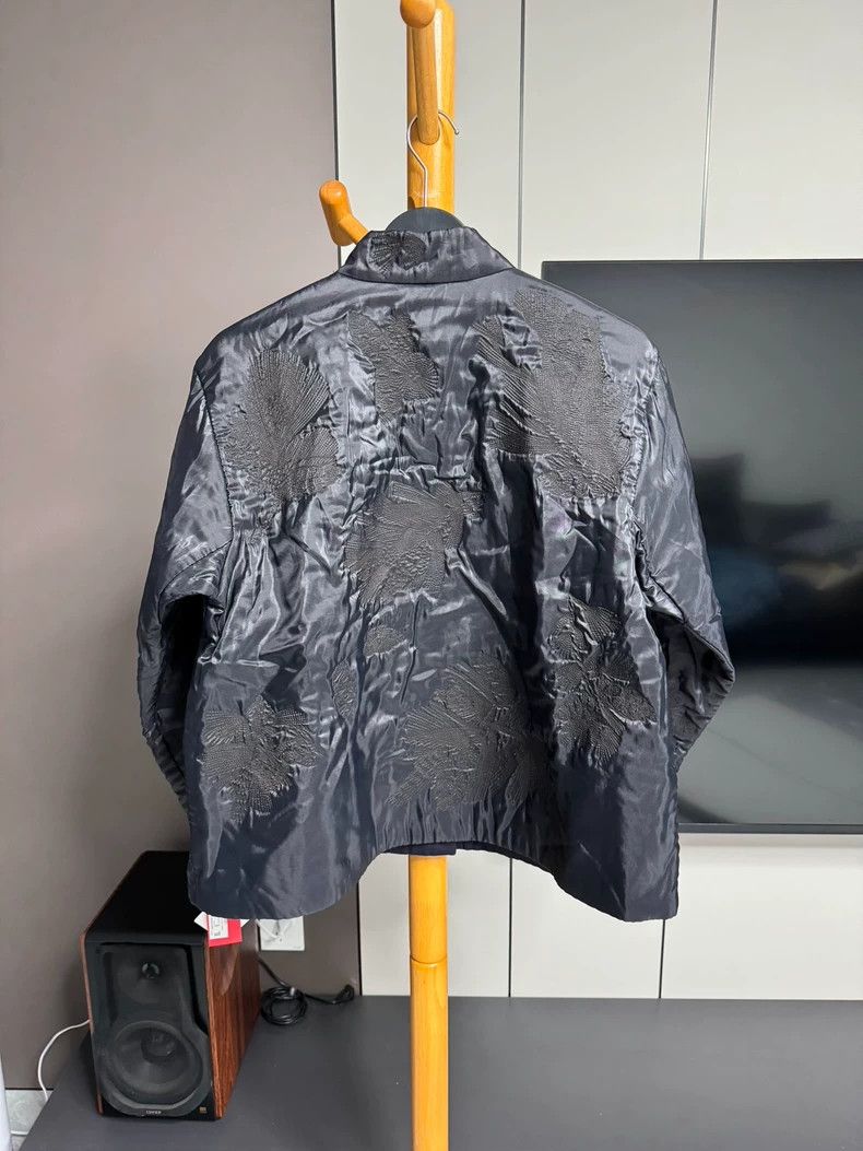 Issey Miyake Issey Miyake size:3 Grey embroidered Chinese short coat Size XS / US 0-2 / IT 36-38 - 2 Thumbnail