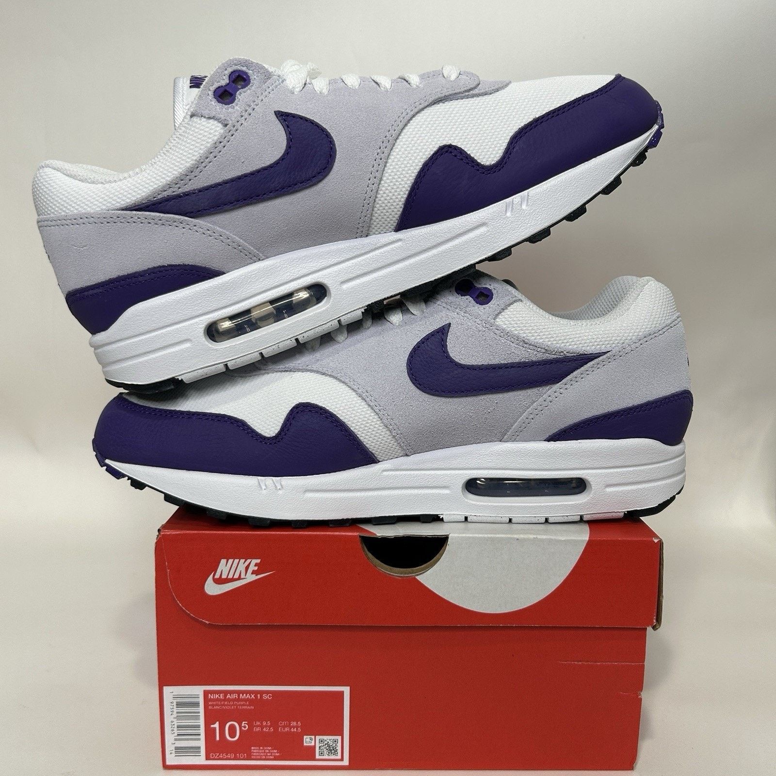 Nike Nike Air Max 1 SC “Field Purple” DZ4549-101 Size US 10.5 / EU 43-44 - 3 Thumbnail