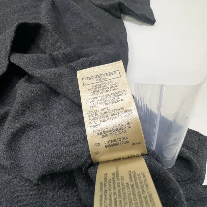 Burberry Burberry Burberry Grey Short Sleeve Polo Shirt-2507 Size US L / EU 52-54 / 3 - 9 Thumbnail