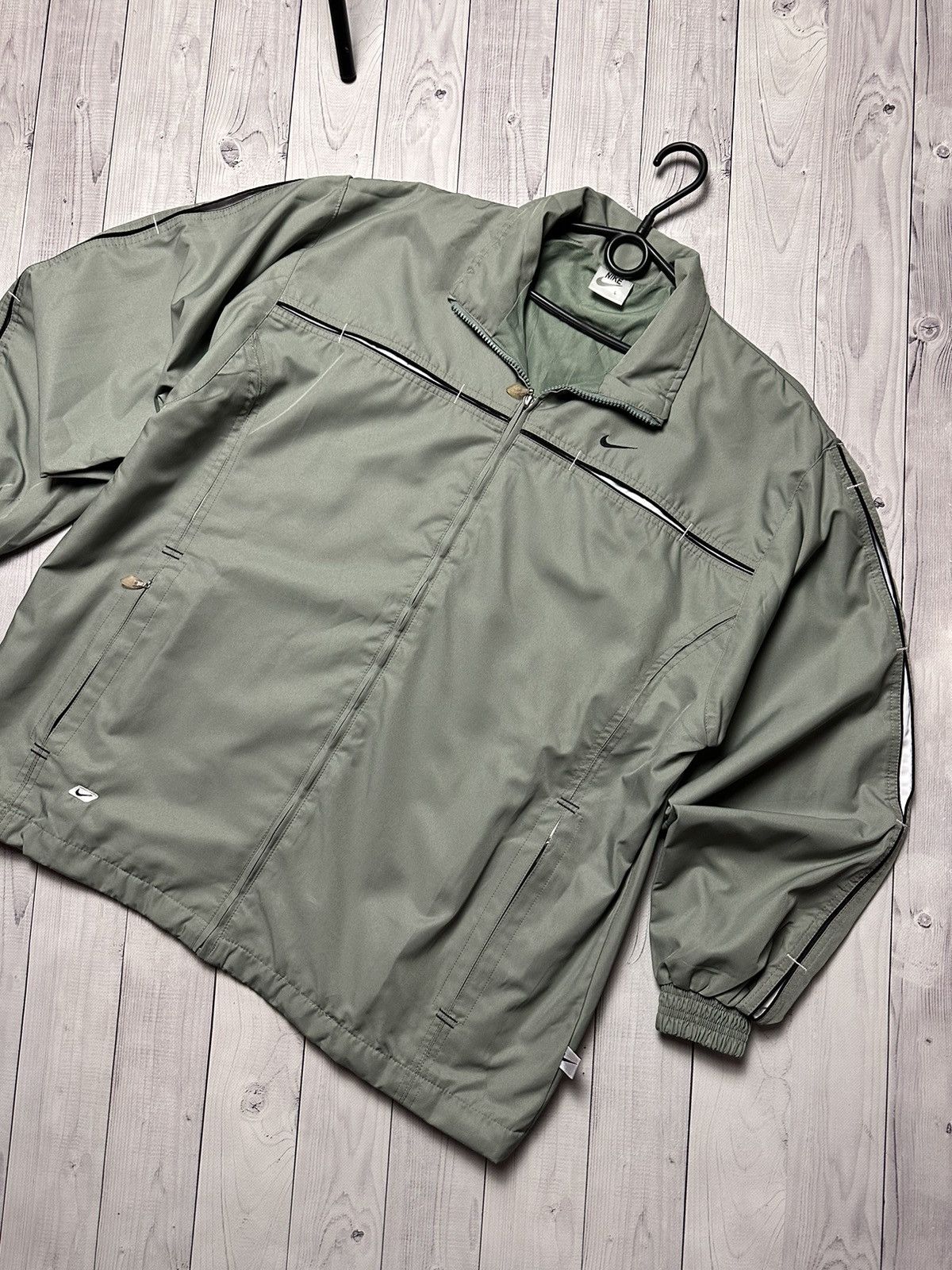 Nike × Vintage Vintage Nike track suit logo green rare size M drill pants Size US M / EU 48-50 / 2 - 7 Thumbnail