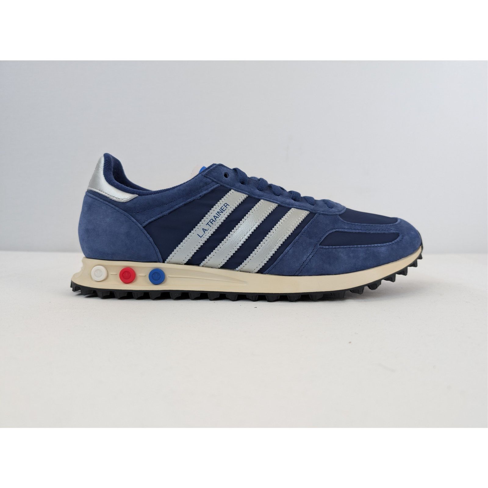 Adidas o1rshd1 LA Trainer OG Sneakers Dark Blue / Silver Metallic Size US 12.5 / EU 45-46 - 4 Thumbnail