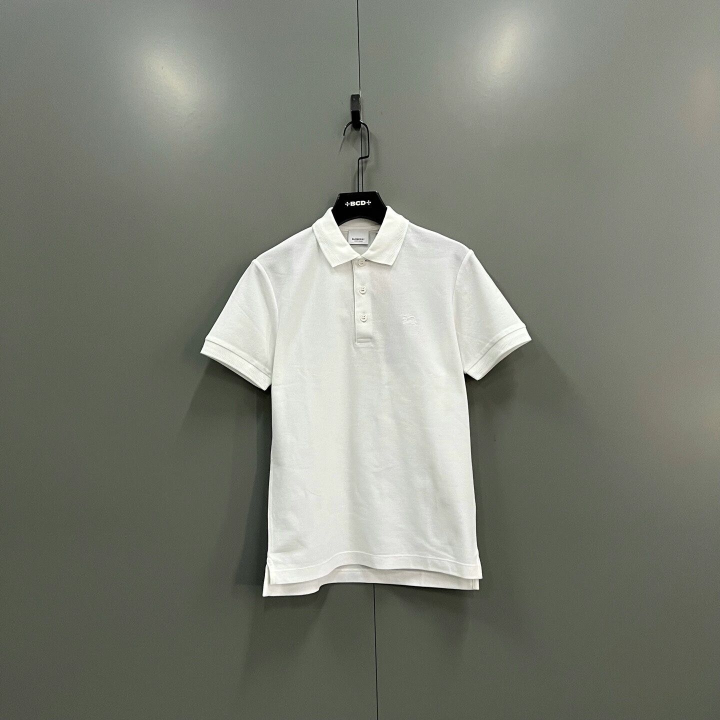 Burberry Burberry White Knight Embroidery Polo Shirt Size US XS / EU 42 / 0 - 1 Thumbnail