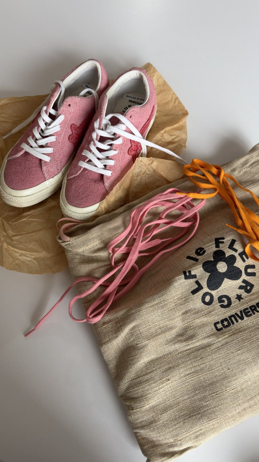 Converse X Tyler the Creator Golf le Fleur Geranium Pink