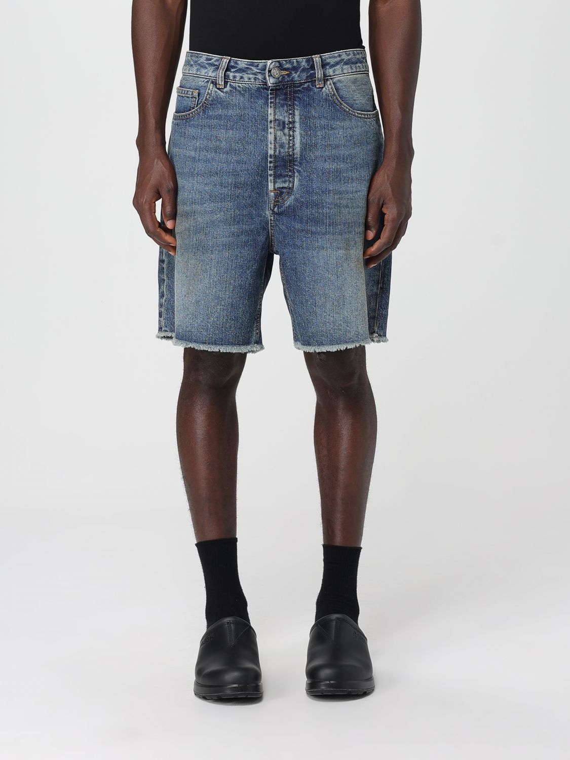 Palm Angels Palm Angels Short Men Blue Size US 33 - 1 Thumbnail