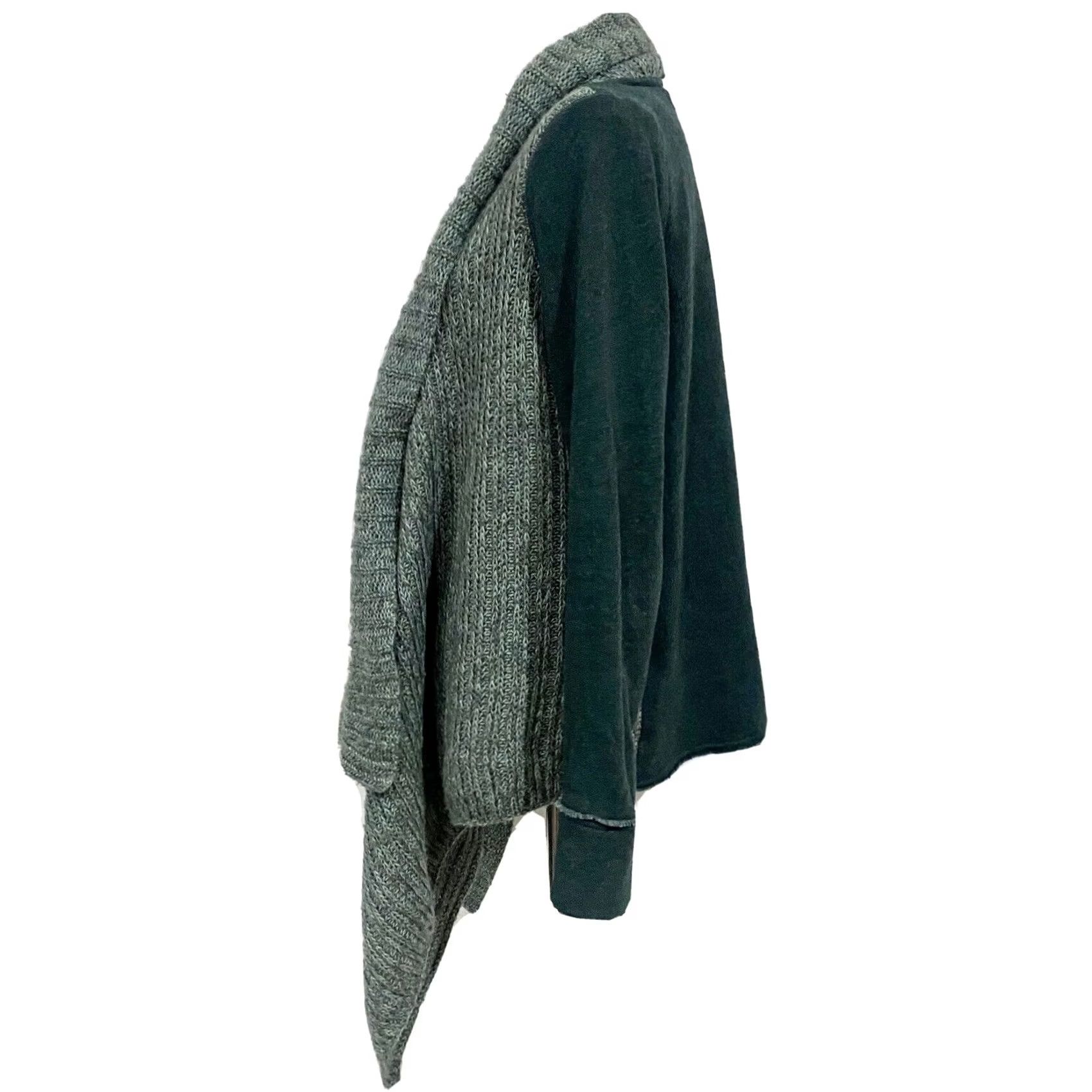 Anthropologie Saturday Sunday Anthropologie Cardigan Sweater Open Front Knit Green Sz M Womens Size M / US 6-8 / IT 42-44 - 4 Thumbnail