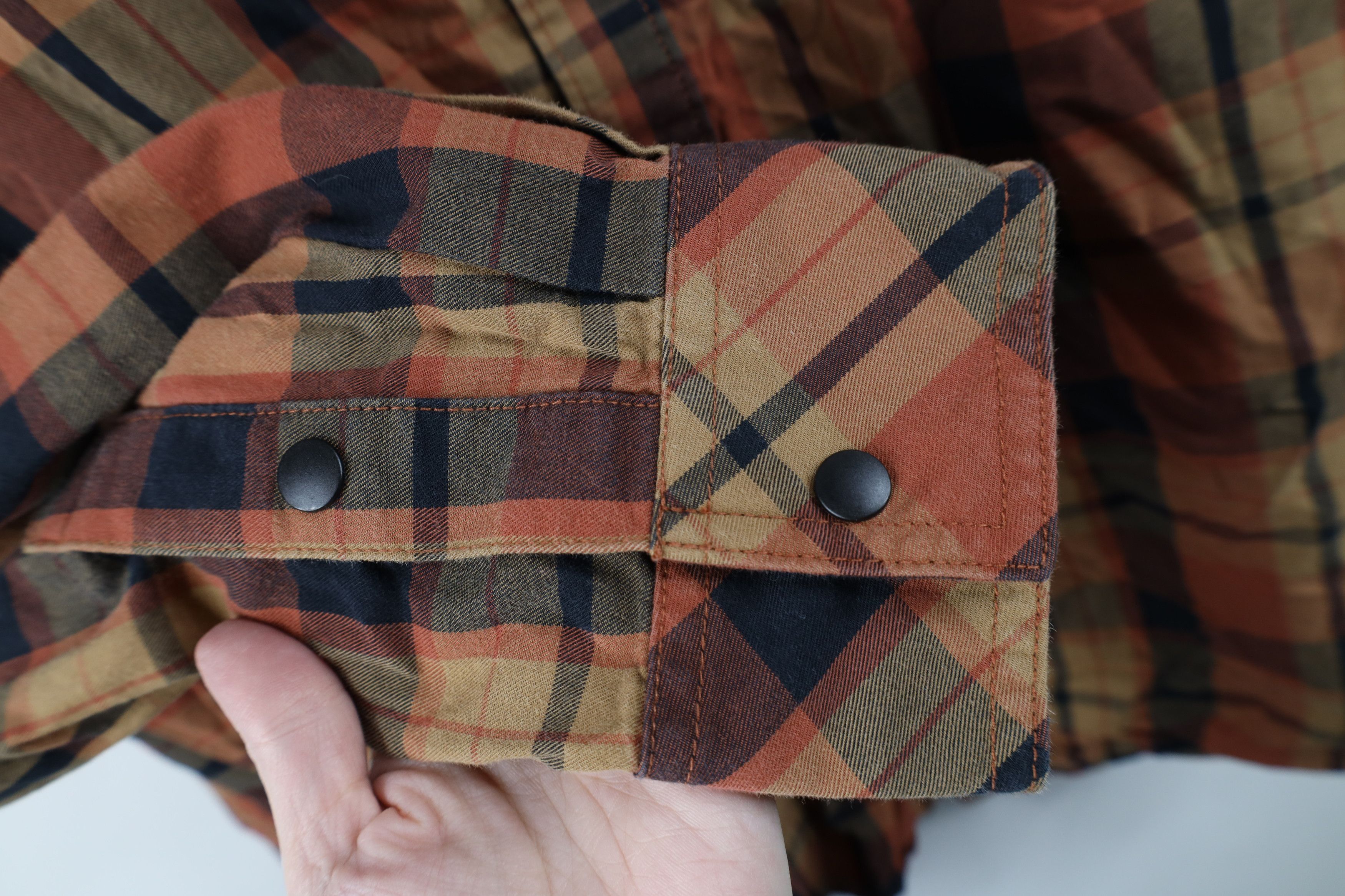 Vintage 5.11 Tactical Series Pocket Flannel Snap Button Shirt Plaid Size US L / EU 52-54 / 3 - 6 Thumbnail
