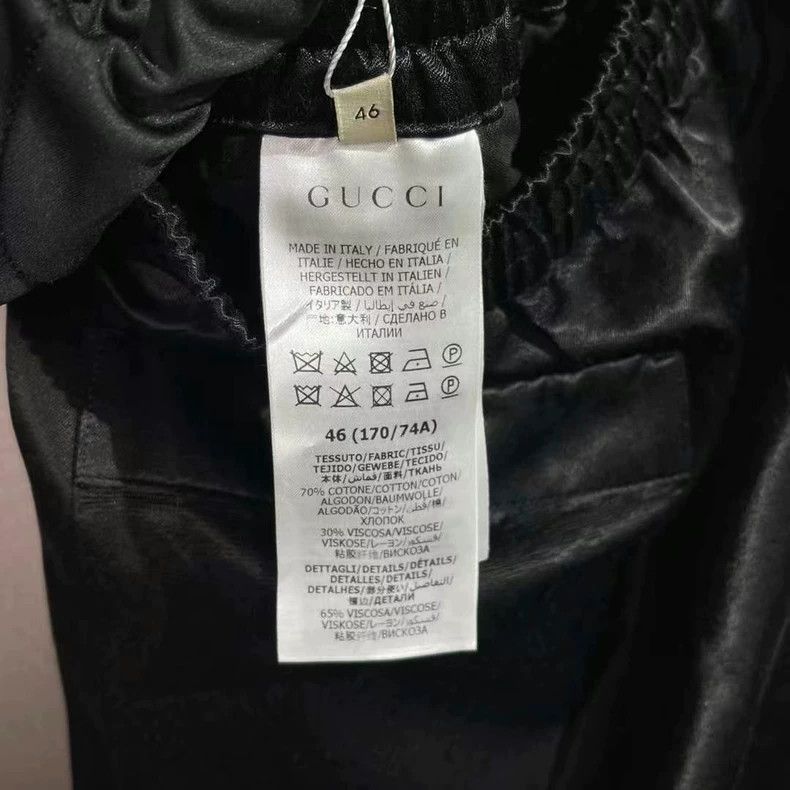 Gucci Gucci Side Stripe Logo Embroidered Pants-2508 Size US 32 / EU 48 - 4 Thumbnail