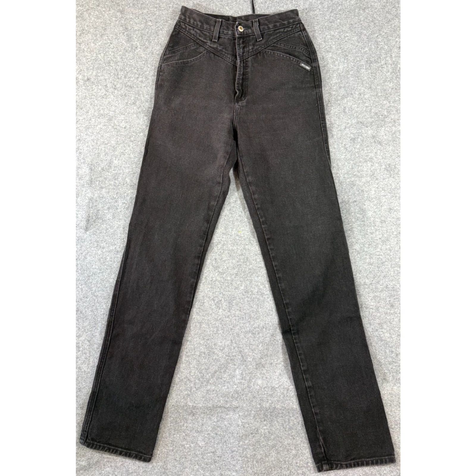 Vintage VINTAGE Rockies Rocky Mountain Jeans Womens 10 Black Denim 90s Western Bareback Zip Button Pockets Jeans Mens? Womens Size 27" / US 4 / IT 40 - 2 Thumbnail