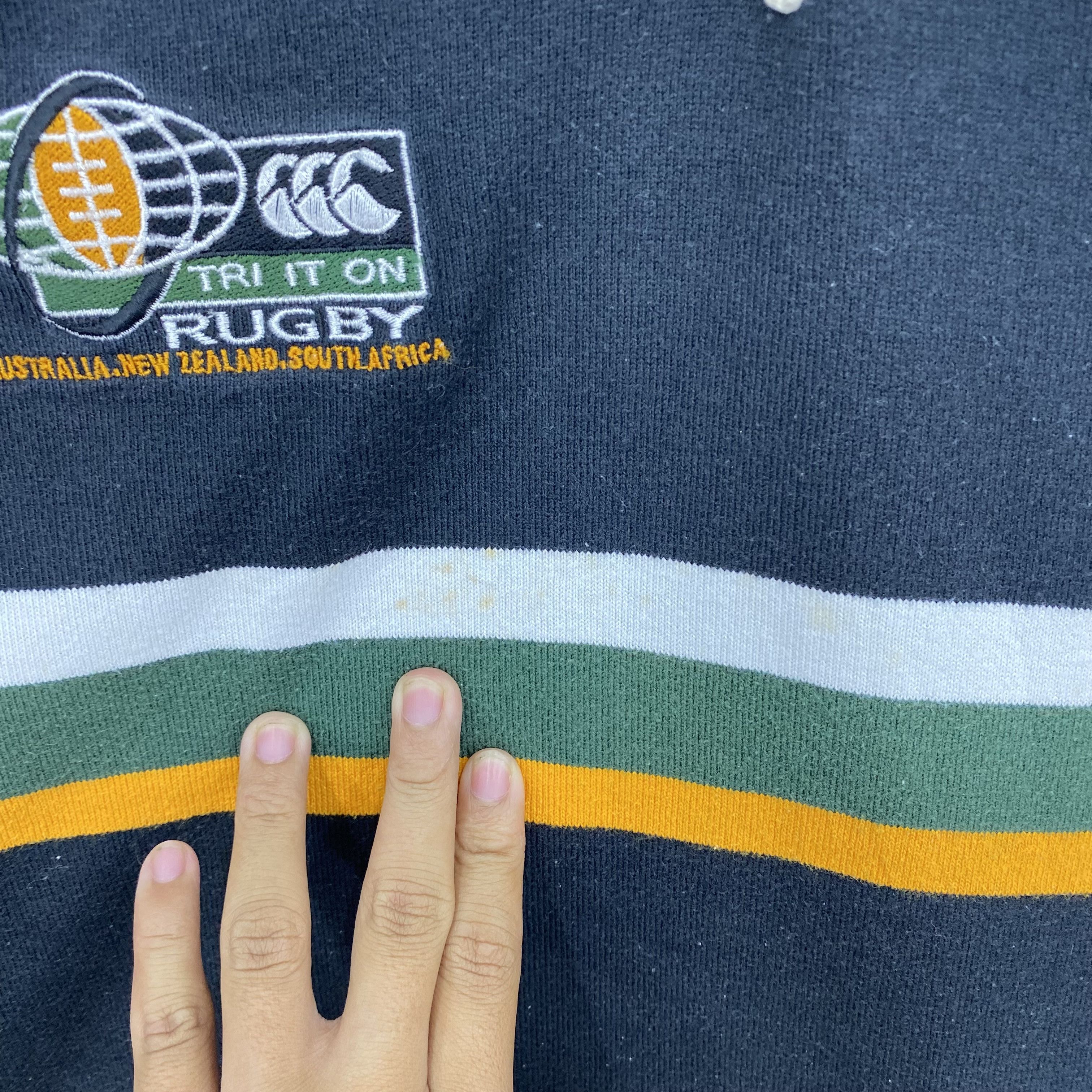 Canterbury of New Zealand Vintage Canterbury Tshirts Rugby Australia New Zealand Tee Size US L / EU 52-54 / 3 - 8 Thumbnail