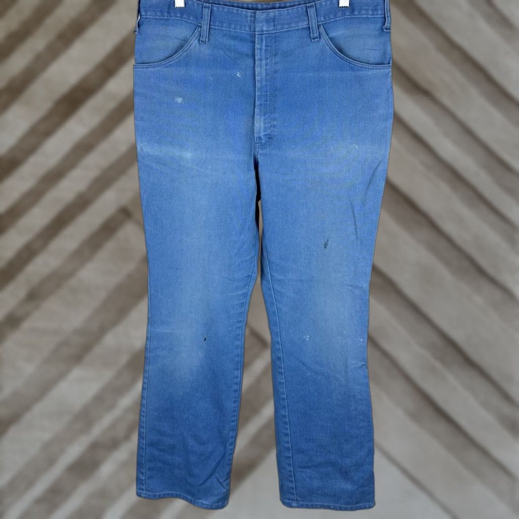 70s Dickies twill flare pants usa製 70s Dickies twill flare pants usa製