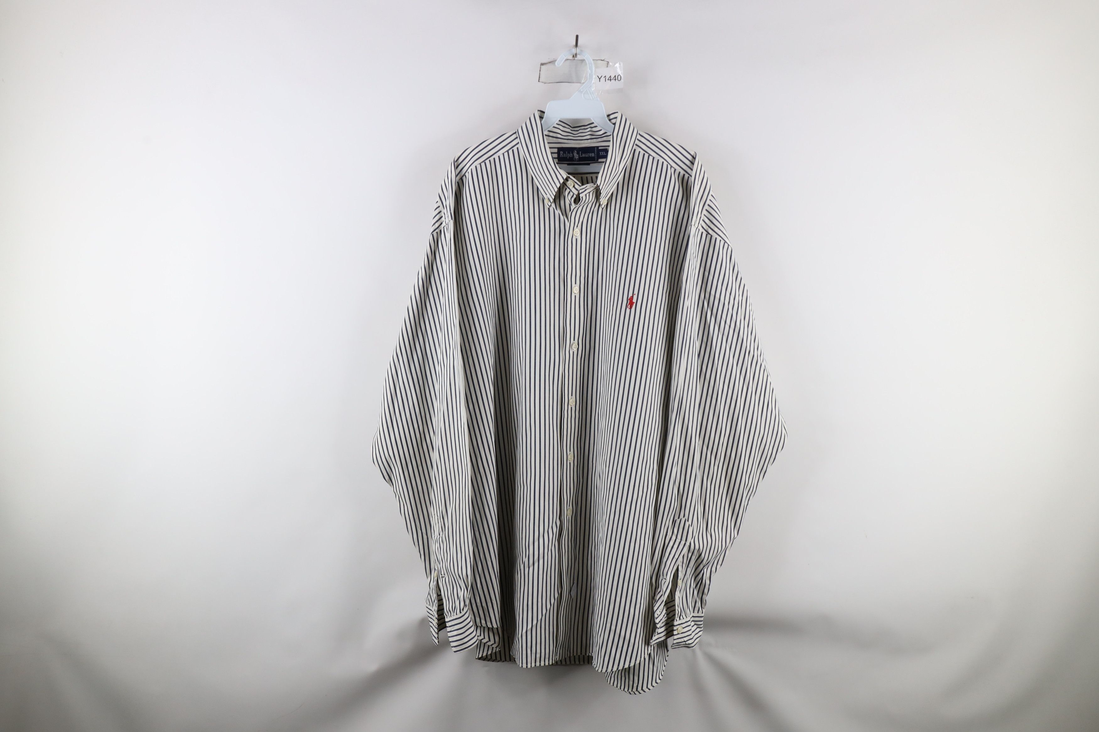 Ralph Lauren × Vintage Vintage 90s Ralph Lauren Collared Button Down Shirt Cotton Size US XXL / EU 58 / 5 - 1 Thumbnail