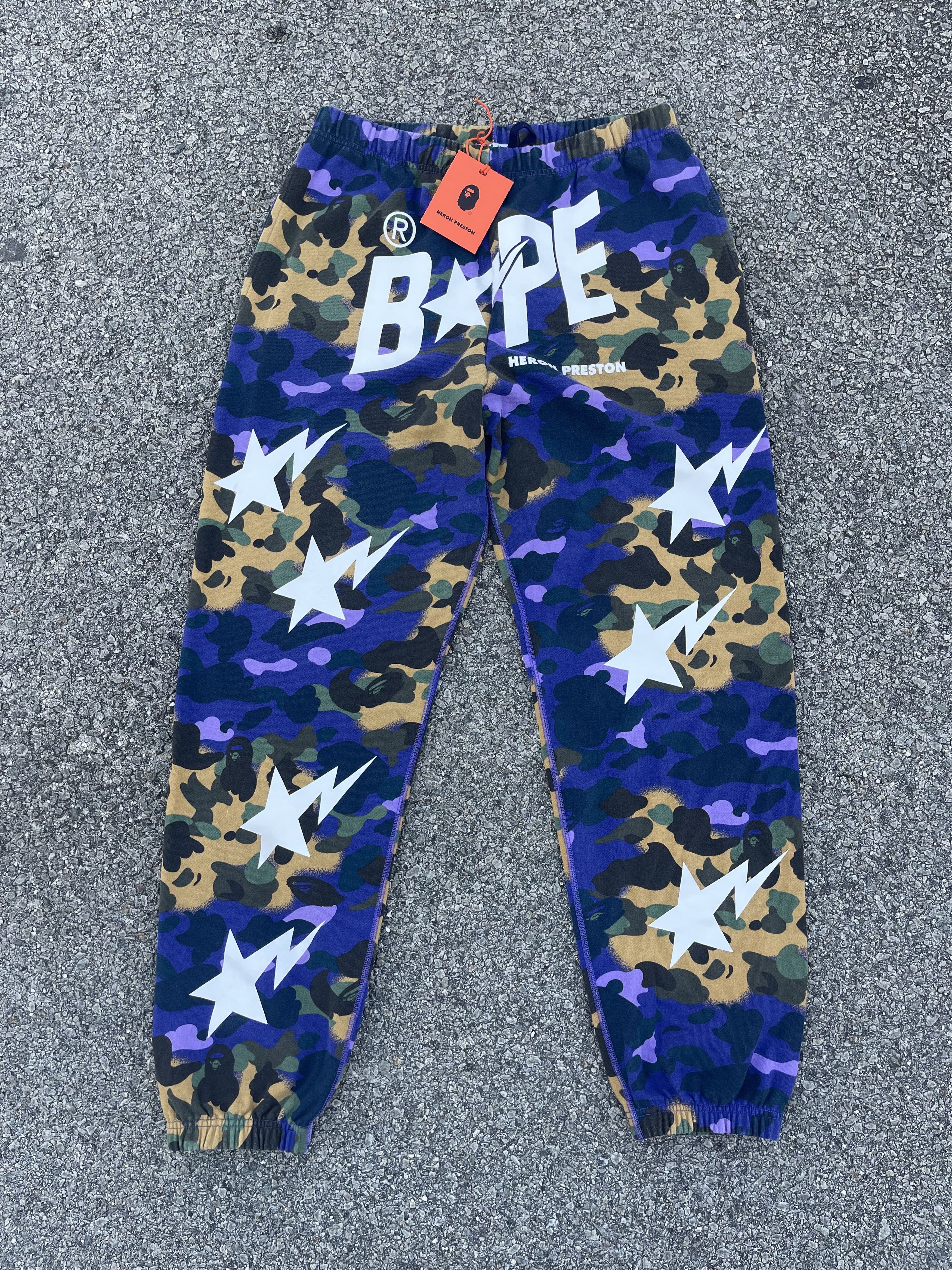 Bape × Heron Preston Bape x Heron Preston Sweat Pants Size US 33 - 1 Thumbnail