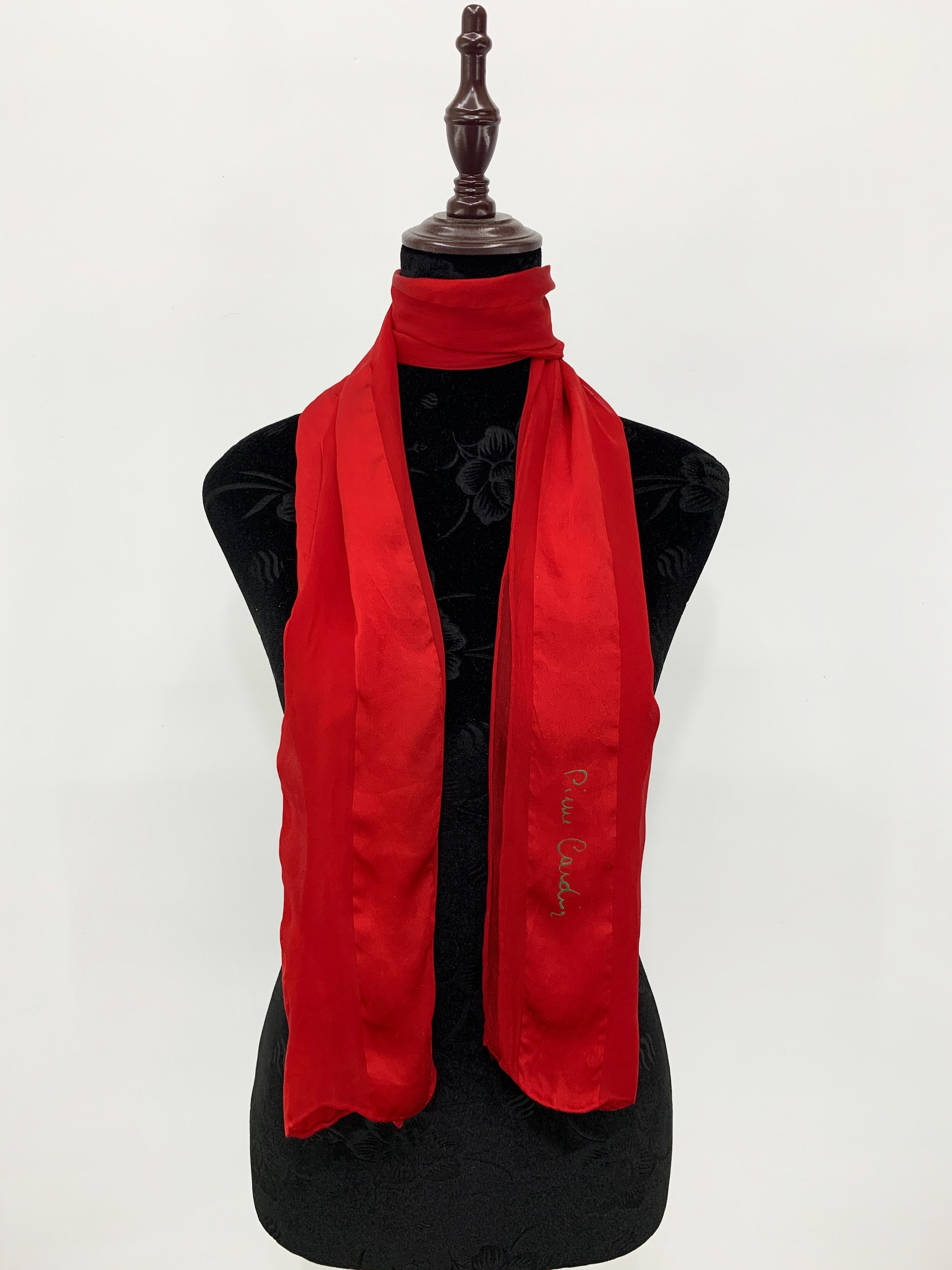 Vintage Pierre Cardin Silk Scarf Neckwear - SCA794