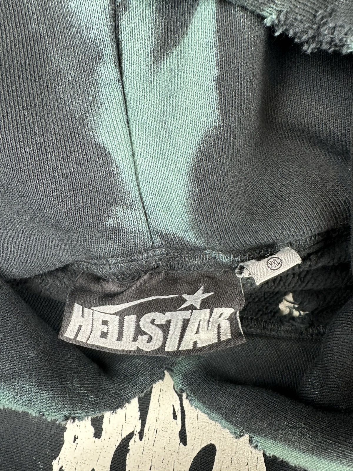 HELLSTAR Hellstar Green Marble Paradise Hoodie Size US XXL / EU 58 / 5 - 6 Thumbnail