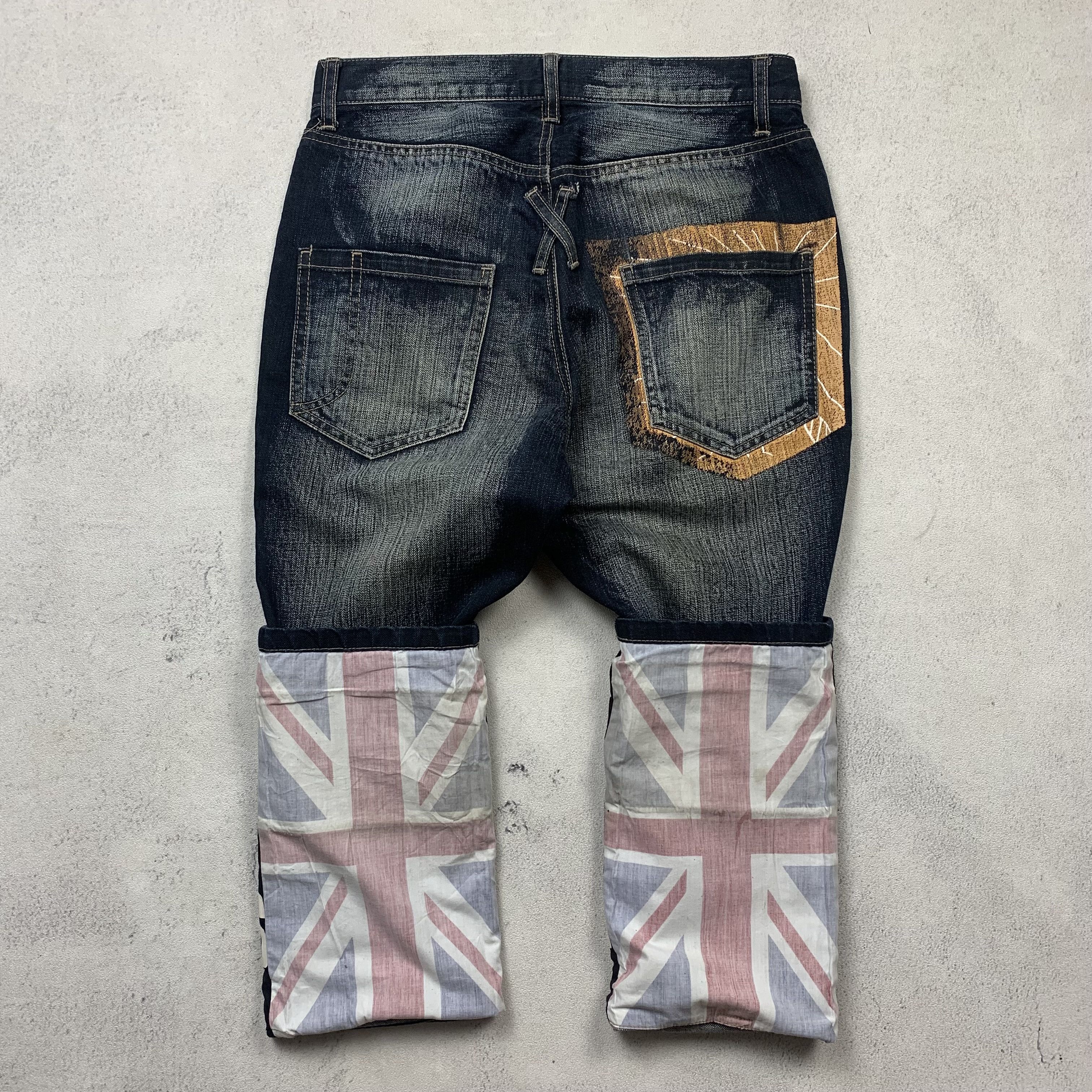 PPFM PPFM Double Waist Denim Japanese Brand Poem Size US 31 - 4 Thumbnail