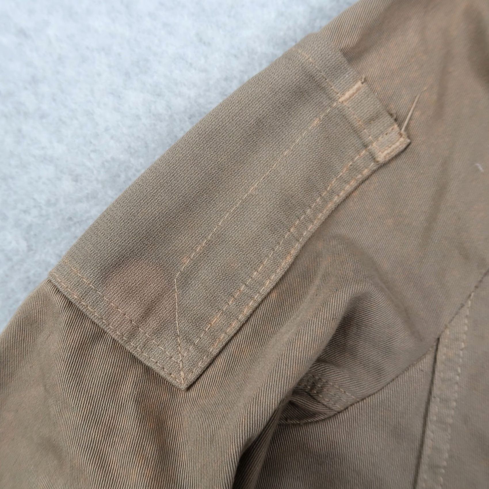 Nice Collective NICE Collective Military Jacket Khaki Mens S Small Cotton USA Made Field Jacket" Size US S / EU 44-46 / 1 - 7 Thumbnail