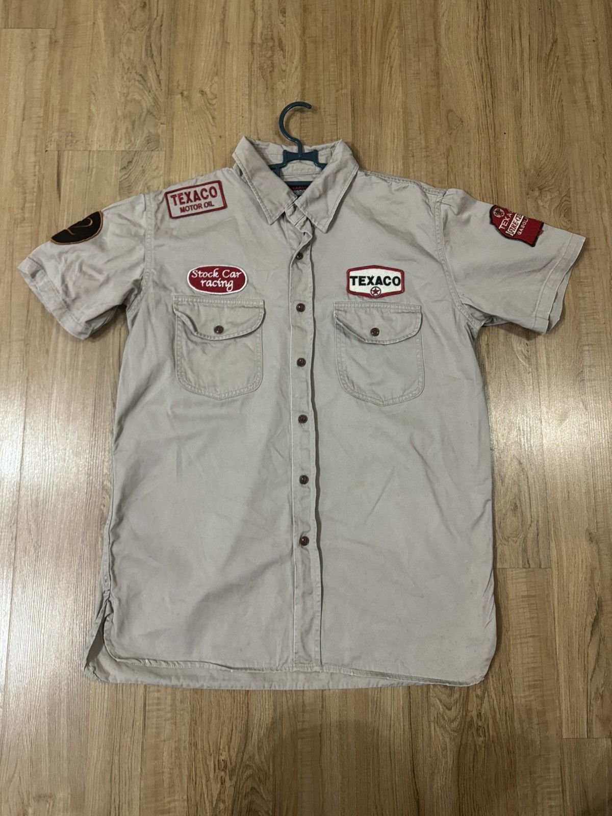 VINTAGE TEXACO PATCHWORKS RACING SHIRT