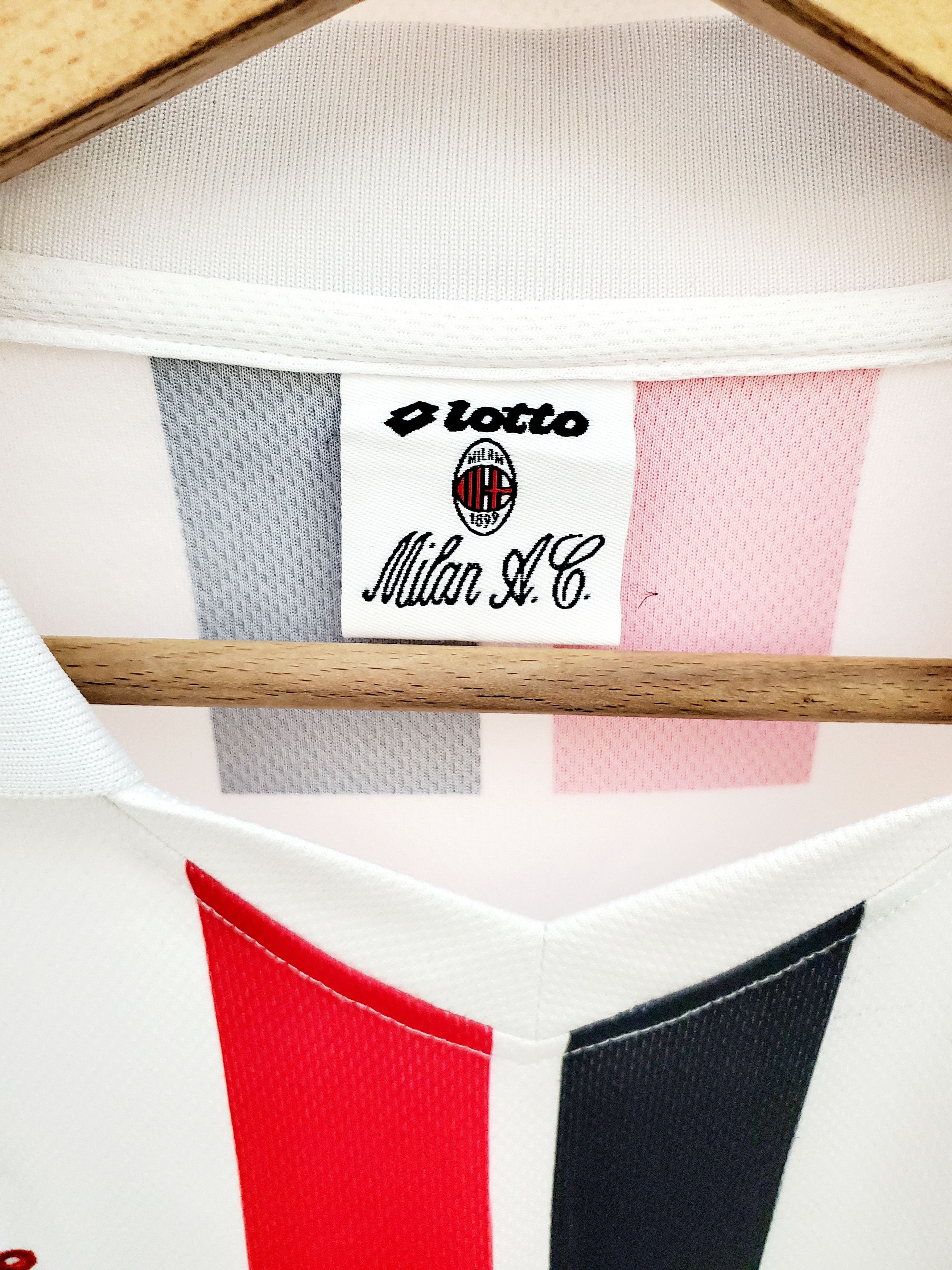 Vintage AC MILAN ITALY 1995 1997 RETRO VINTAGE JERSEY AWAY Reprint L Size US L / EU 52-54 / 3 - 5 Thumbnail