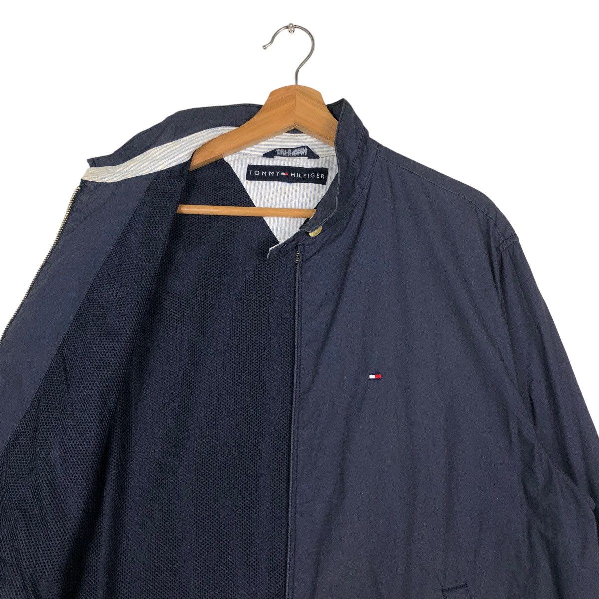 Japanese Brand 🔥Vintage Bomber Jacket Chore Tommy Hilfiger Striped Design Size US L / EU 52-54 / 3 - 12 Thumbnail