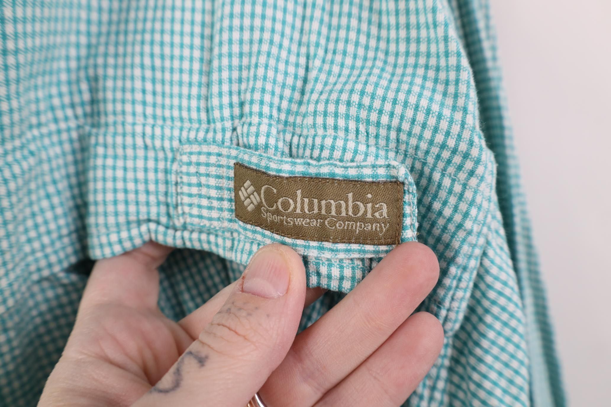 Columbia Vintage 90s Y2K Columbia Flannel Collared Button Shirt Plaid Size US M / EU 48-50 / 2 - 4 Thumbnail