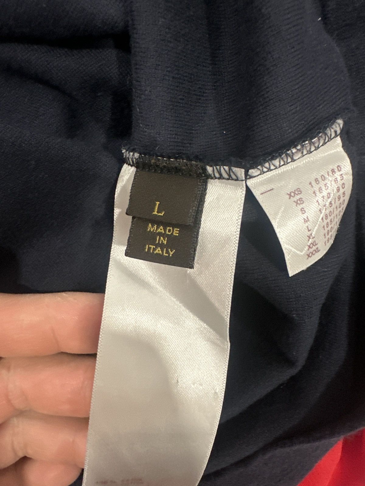 Louis Vuitton Louis Vuitton navy T shirt Size US L / EU 52-54 / 3 - 4 Thumbnail