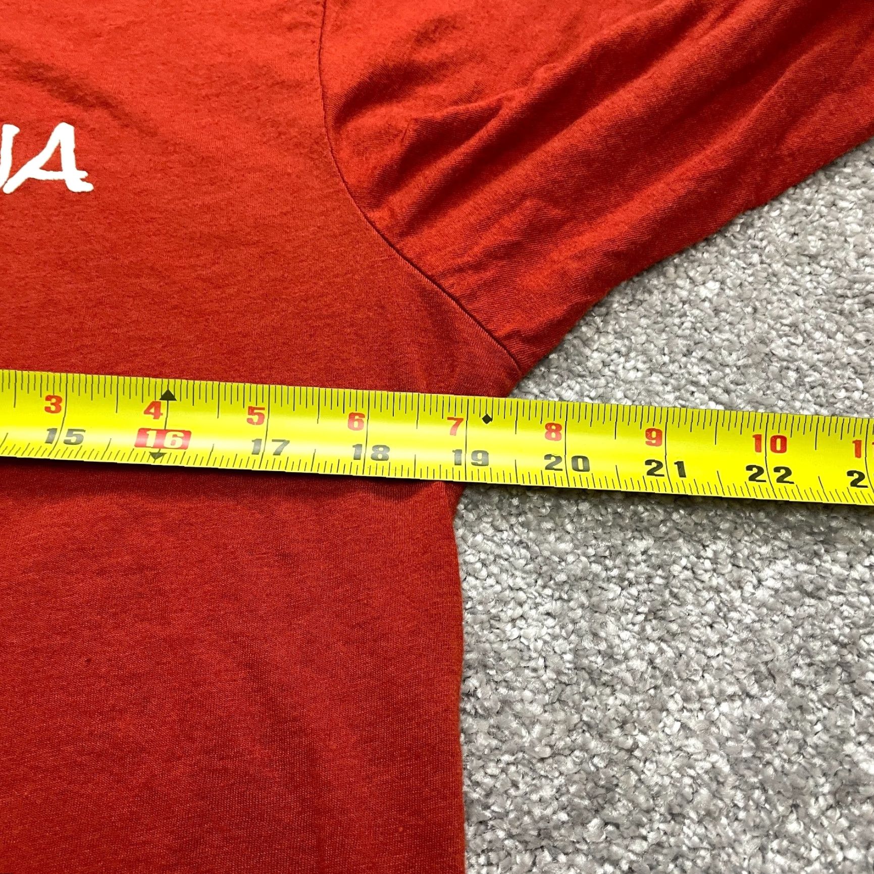 Vintage Bella + Canvas Shirt Adult M Orange Hawaiian Logo Long Sleeve Crew Neck Unisex 3001 Size US M / EU 48-50 / 2 - 7 Thumbnail
