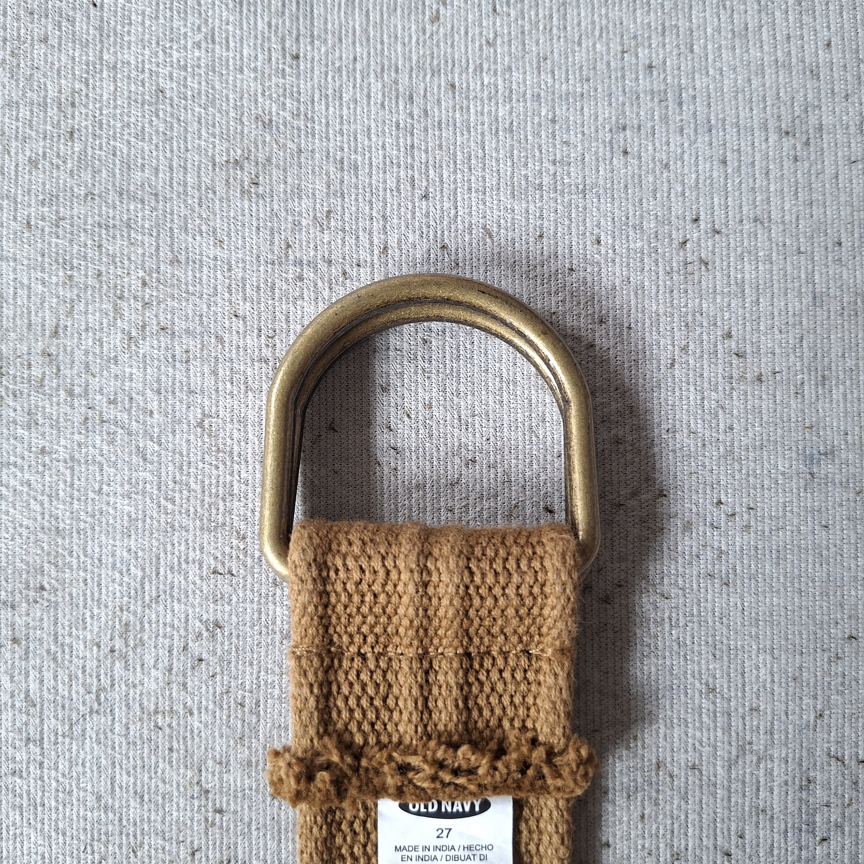 Old Navy 💥 Old navy solid brass military style canvas webbing belt Size ONE SIZE - 5 Thumbnail