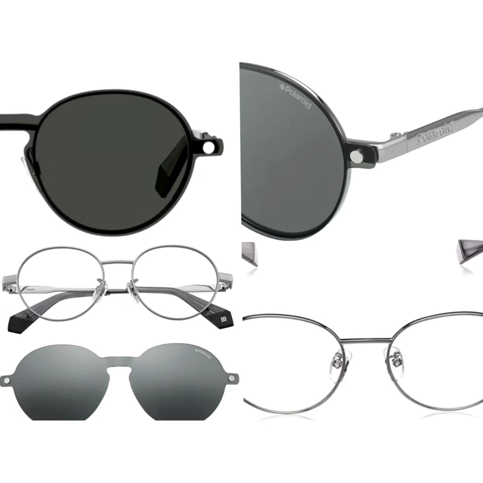 Polaroid VINTAGE Polaroid PLD 6082/G/CS Clip-On KB7 Sunglasses Glasses Frames Size ONE SIZE - 4 Thumbnail