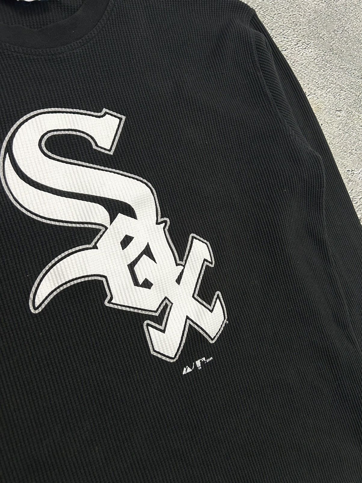 MLB × Vintage Chicago White Socks MLB Majestic Vintage longsleeve jersey Size US XL / EU 56 / 4 - 2 Thumbnail