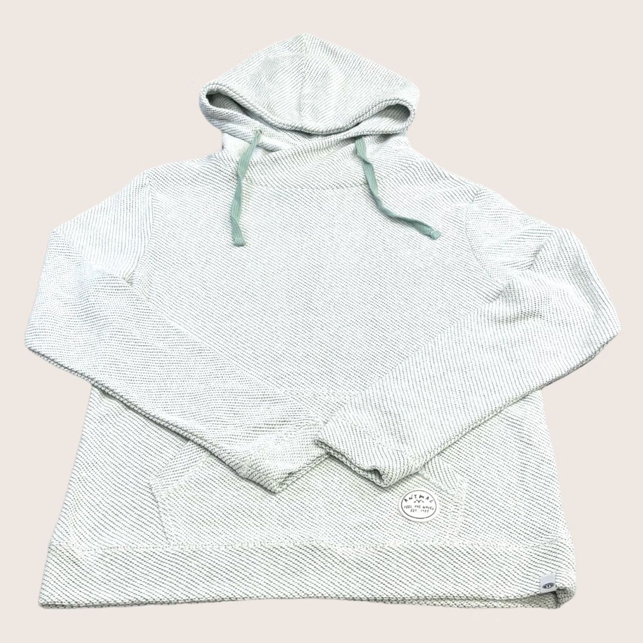 Vintage VINTAGE Animal Tahitian hoodie sweatshirt UK12 mint green womens pullover Used Size XL / US 12-14 / IT 48-50 - 1 Thumbnail