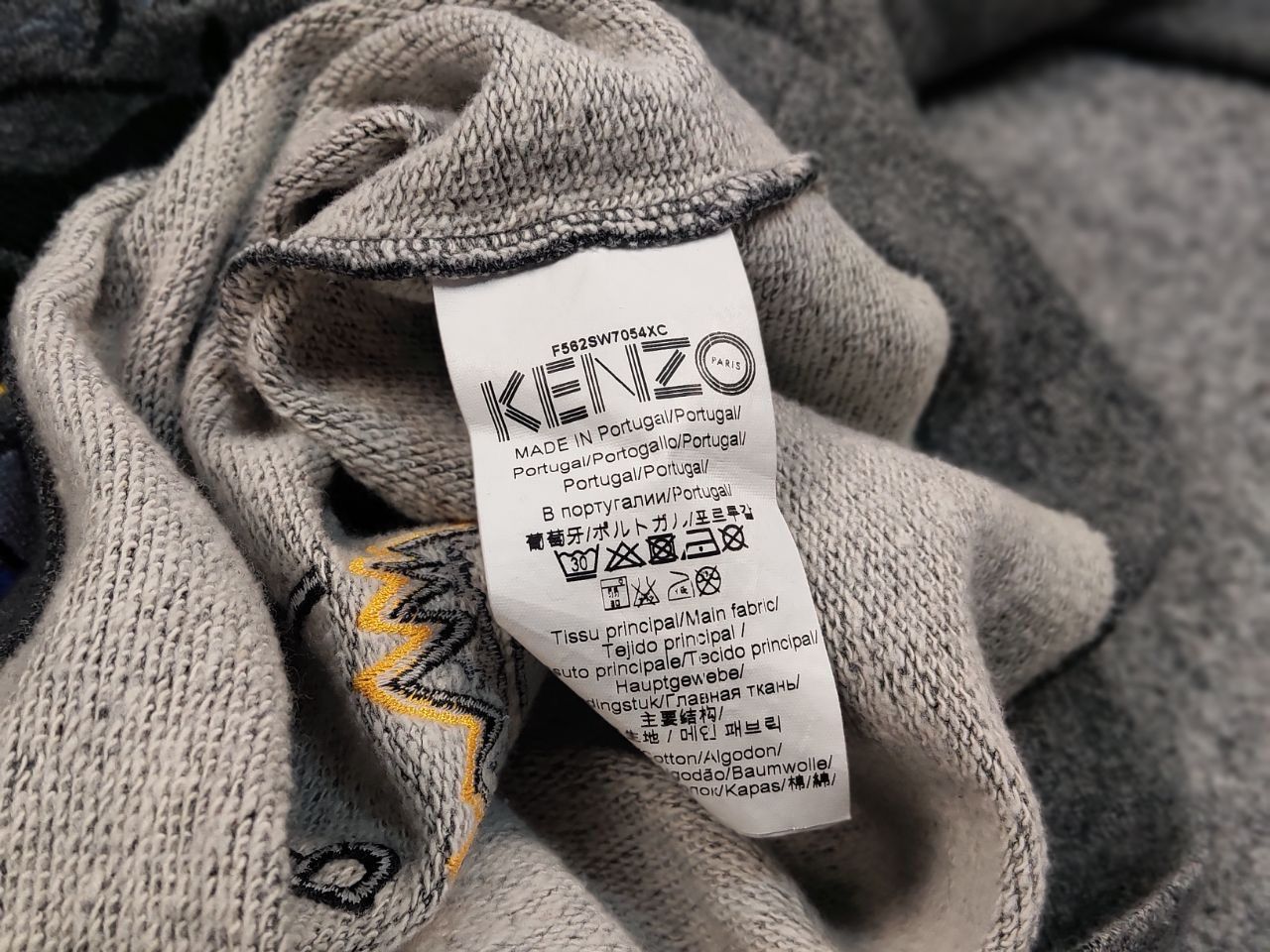 Kenzo Kenzo classic tiger embroidered Crewneck Gray Sweatshirt Size US S / EU 44-46 / 1 - 16 Thumbnail