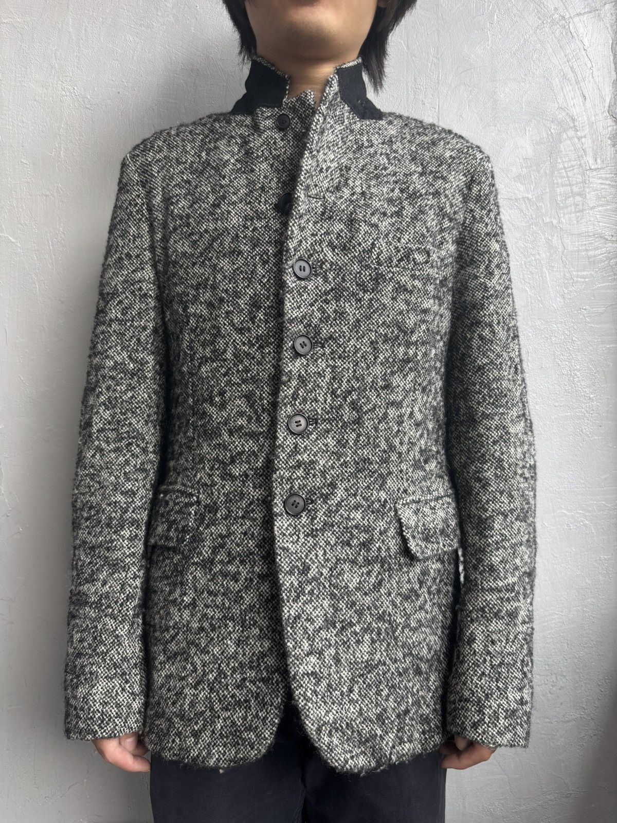 Comme des Garcons Homme Plus Comme Des Garcons Homme Plus FW2012 tweed sport jacket Size 48R - 5 Thumbnail