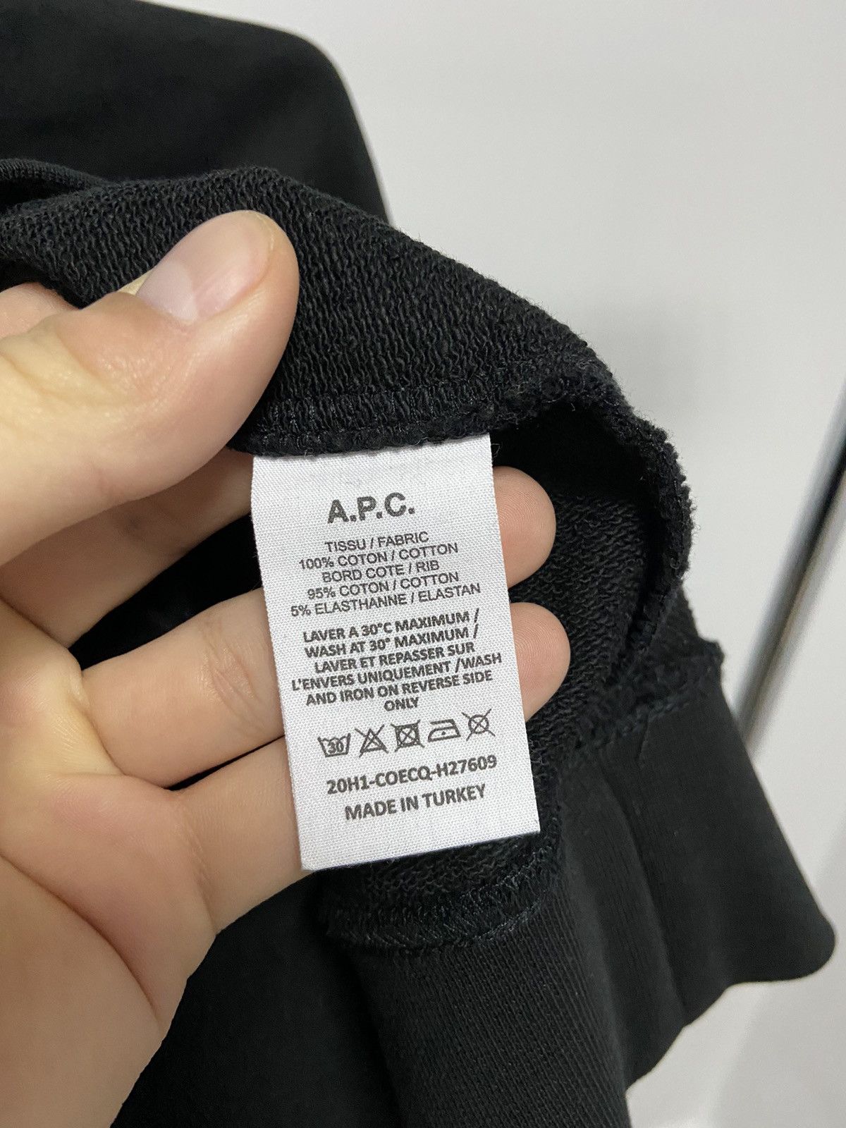 A.P.C. × Vintage APC 1987 Sweatshirt big Logo Vintage 90s Size US S / EU 44-46 / 1 - 5 Thumbnail
