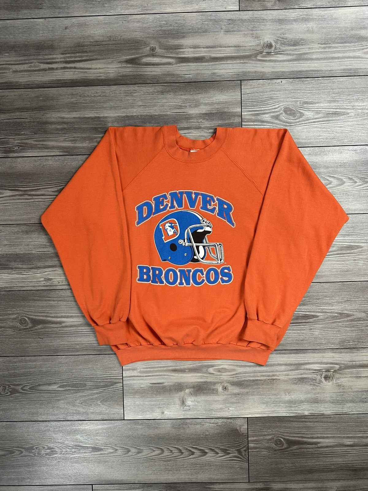 NFL Vintage 80’s Denver Broncos Trench Crewneck Size US L / EU 52-54 / 3 - 1 Thumbnail