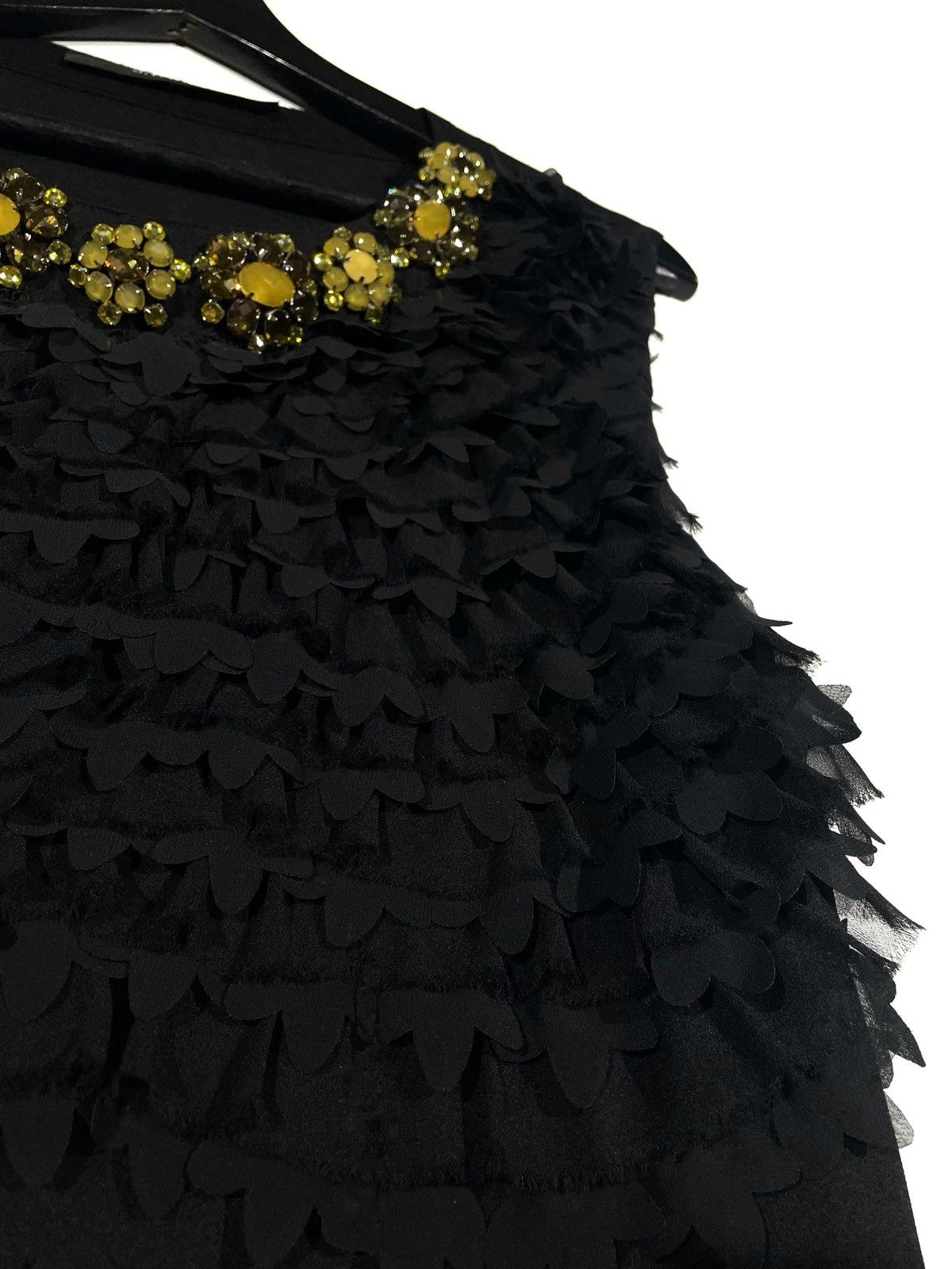 Givenchy Givenchy Silk & Stones Black Floral Dress Size 2/M Luxury Size M / US 6-8 / IT 42-44 - 5 Thumbnail