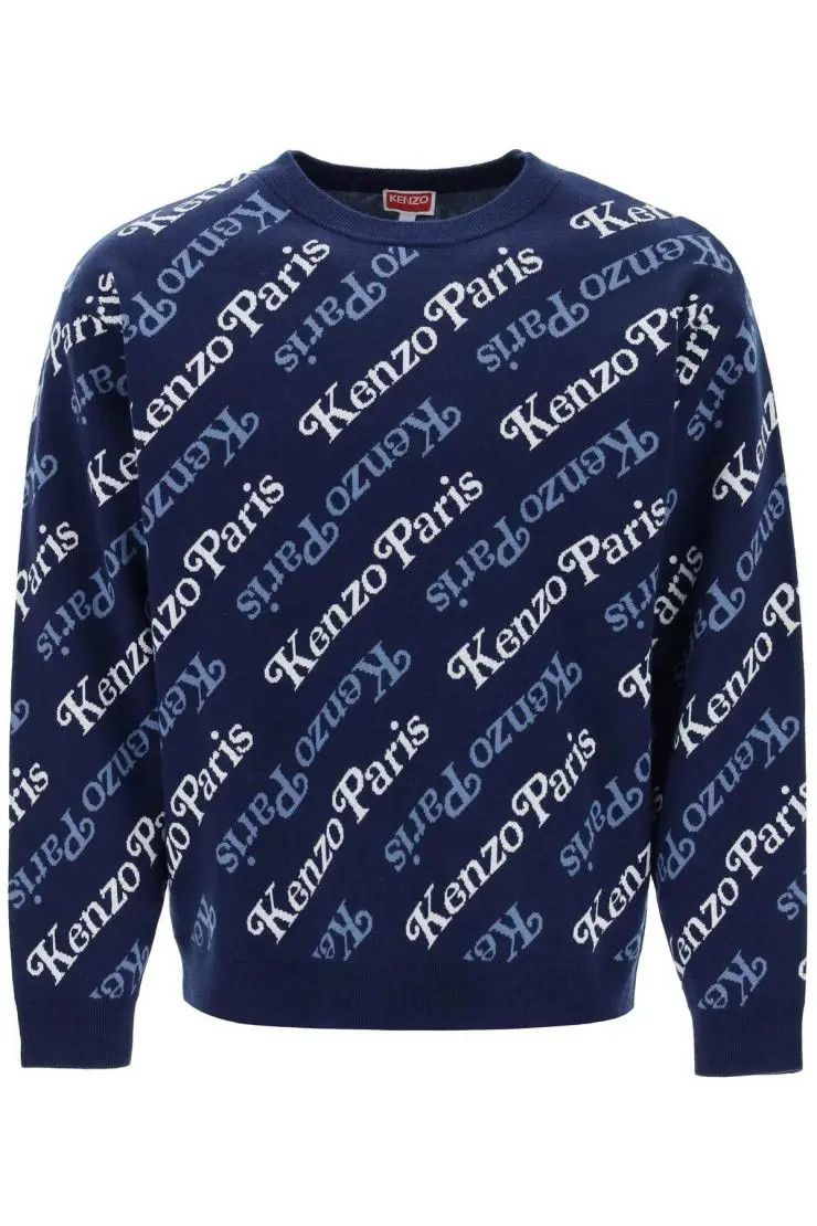 image of Kenzo O1S22I1N0324 Verdy Pul Knitwear In Blue/light Blue, Men's (Size XL)